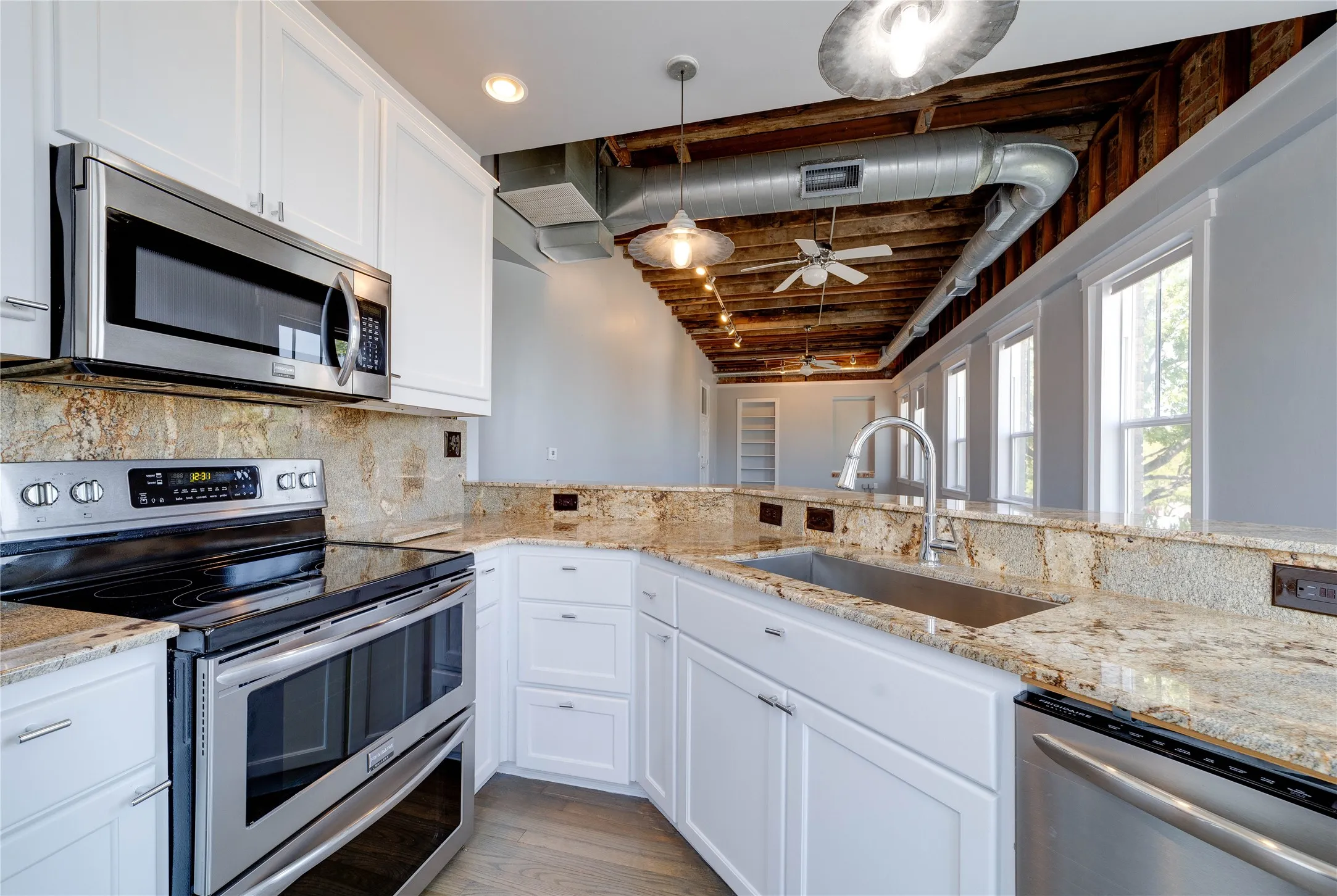 View of double-oven