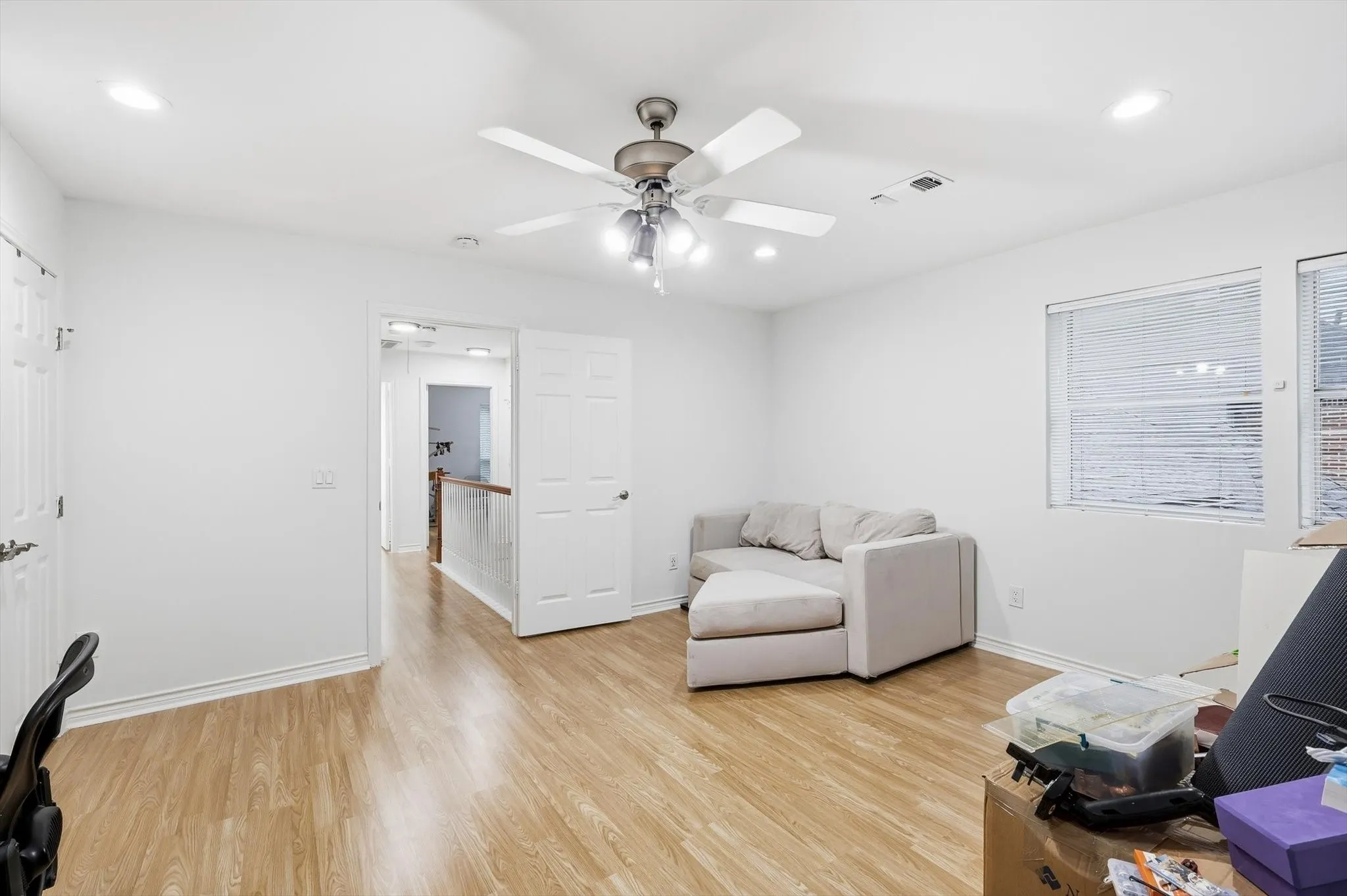 Oversized 5th bedroom is perfect for an upstairs living space as well.