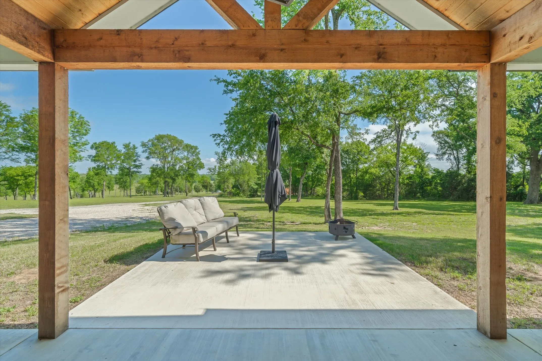 Guest house patio