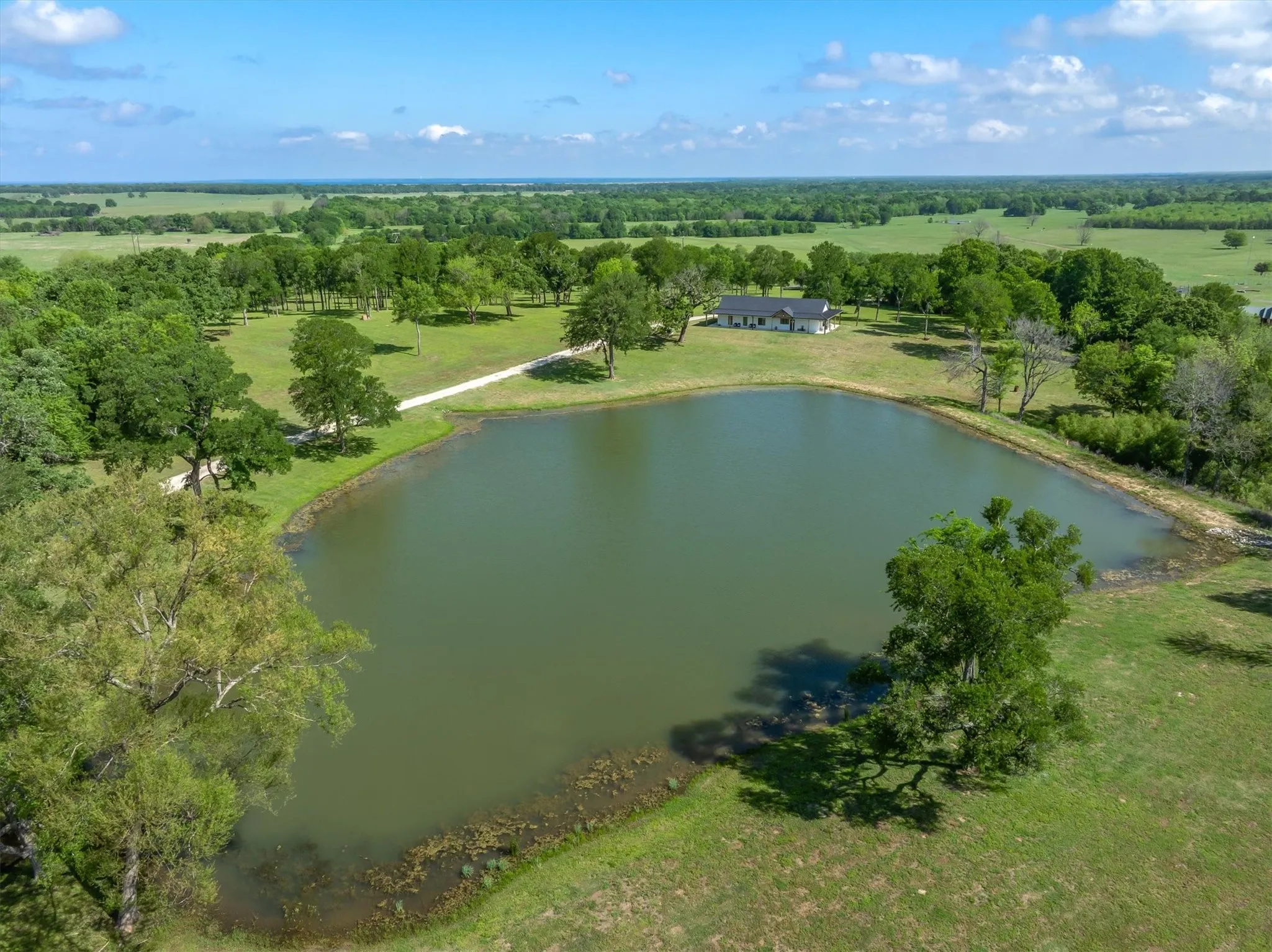 2 acre professionally stocked pond