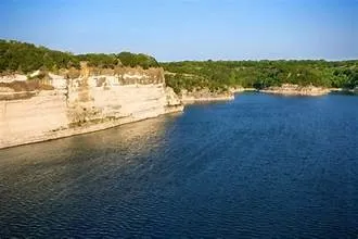 Aerial view of Lake Whitney
