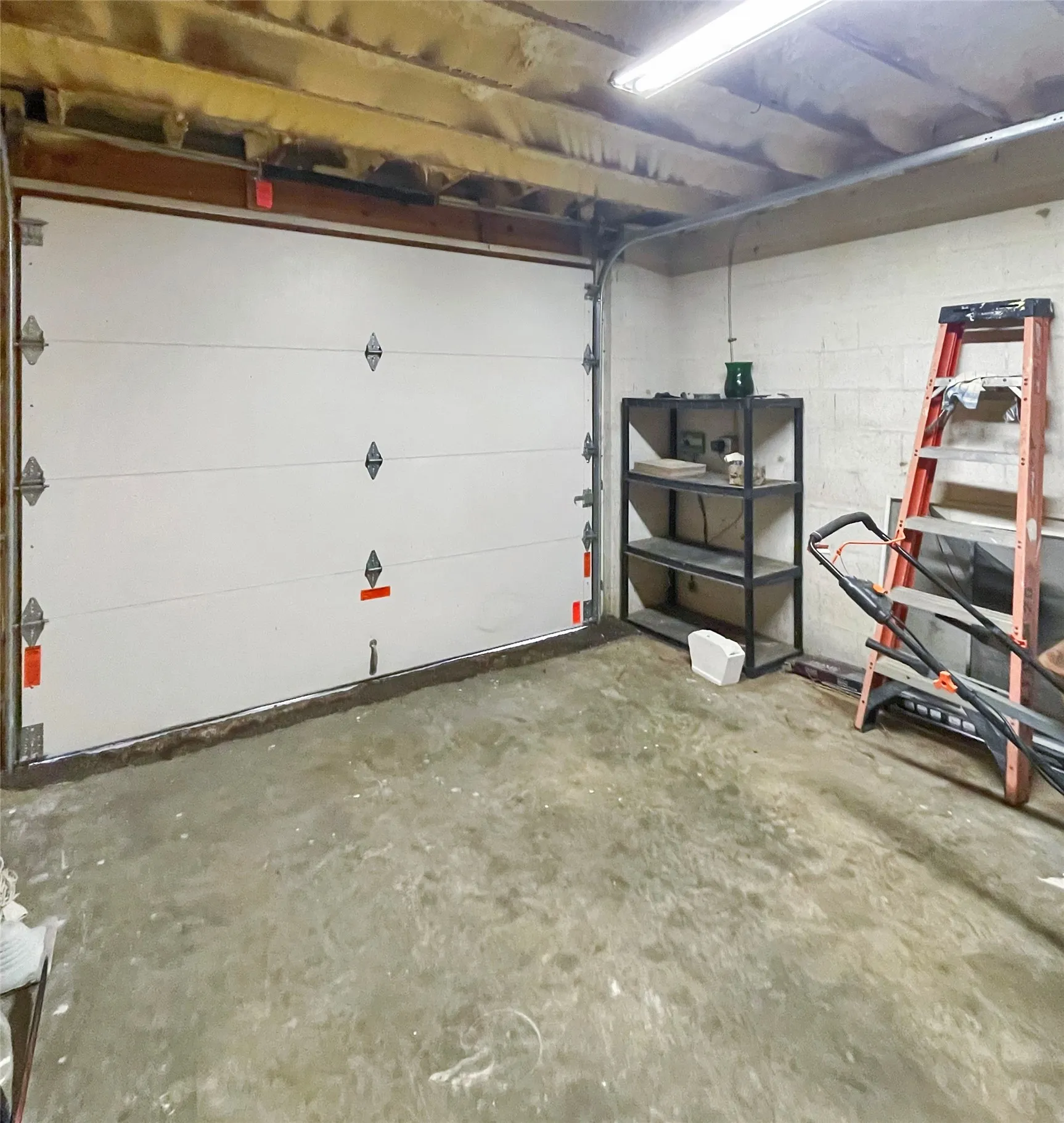 Attached garage