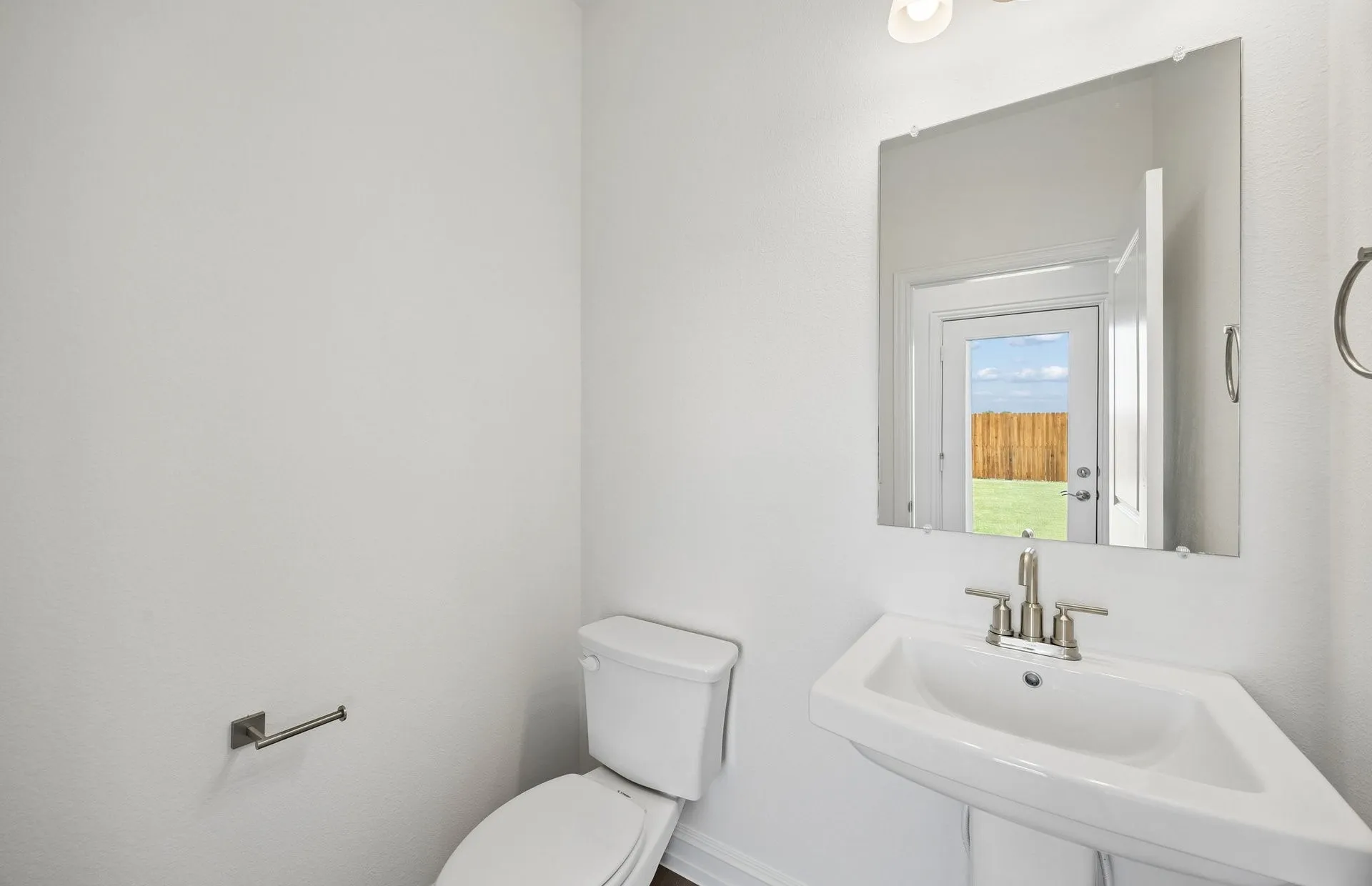 Powder bath on first level