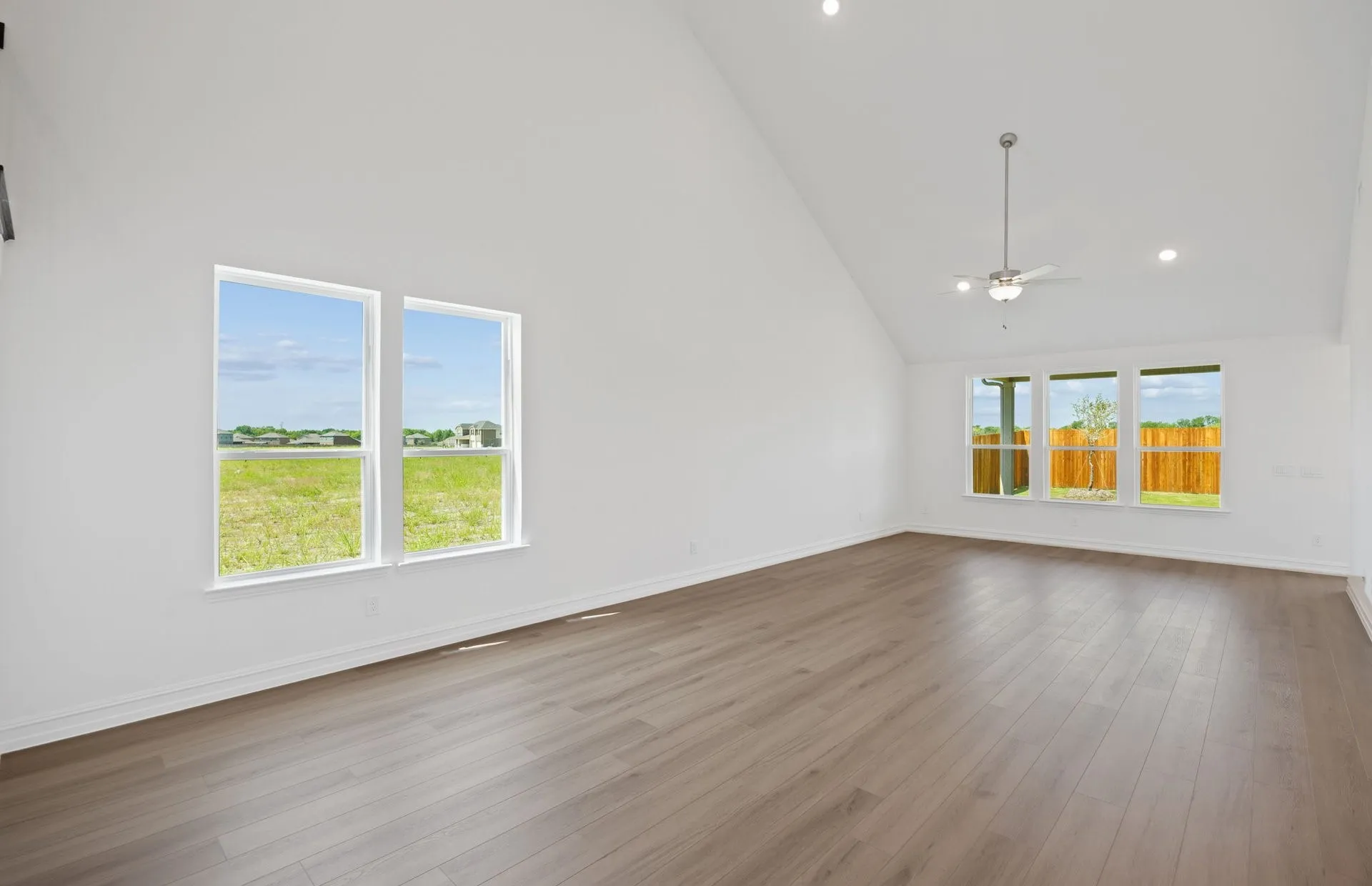 Open concept plan throughout home