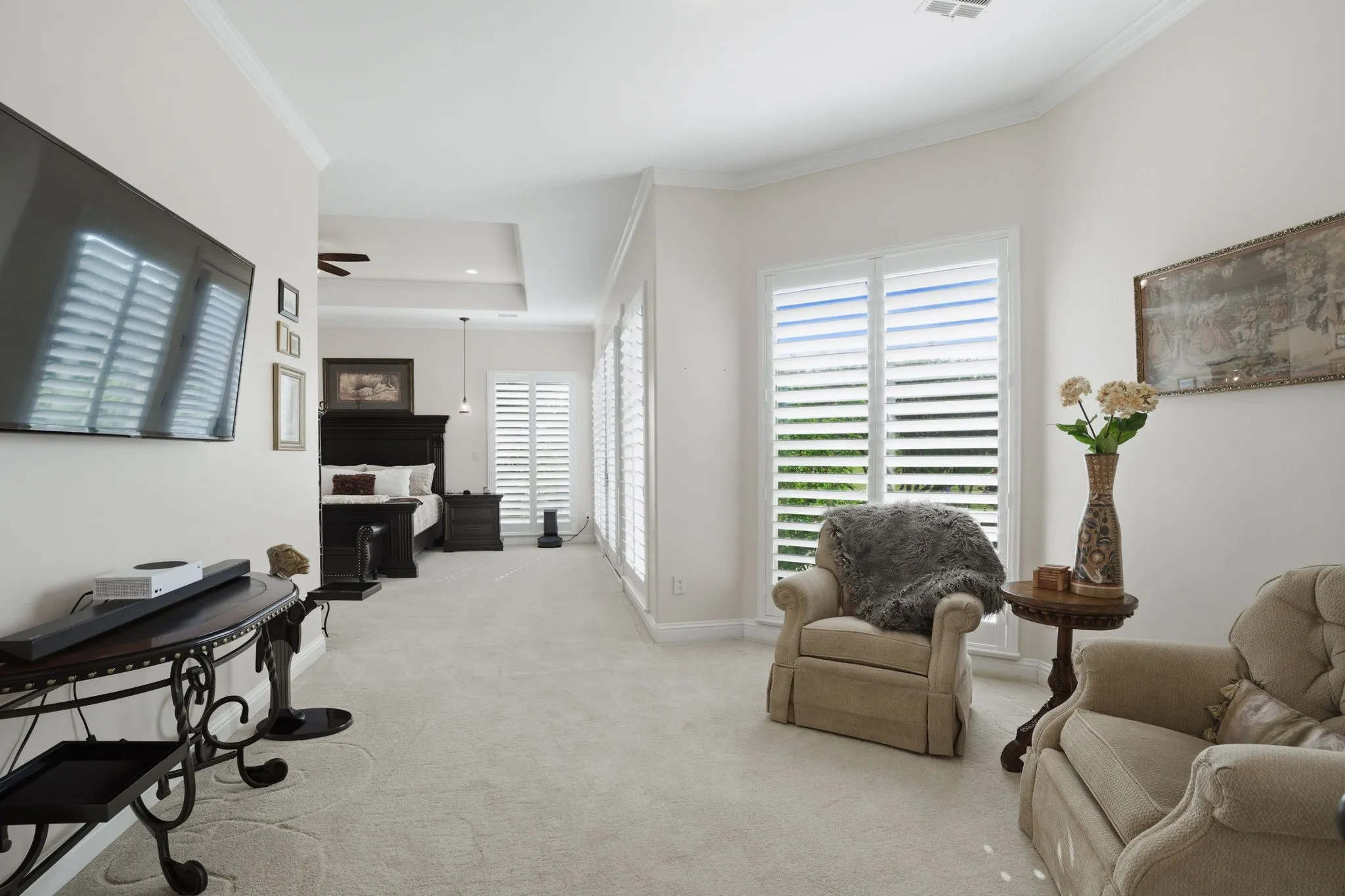 Use this spacious sanctuary to unwind at the end of the day or consider using it as a future office.