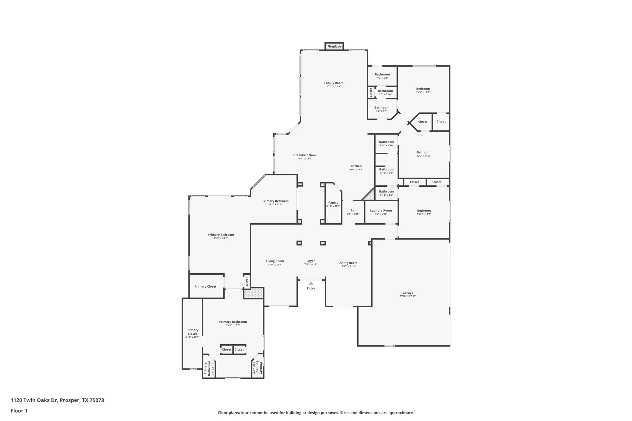 Custom floorplan showing 3670 square feet.