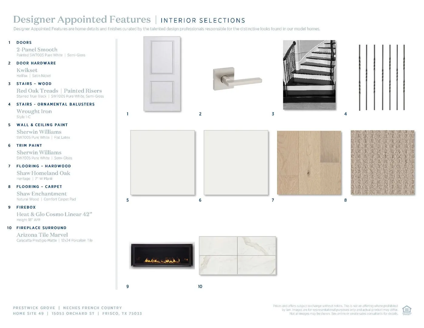 Neches French Country-Interior Selections