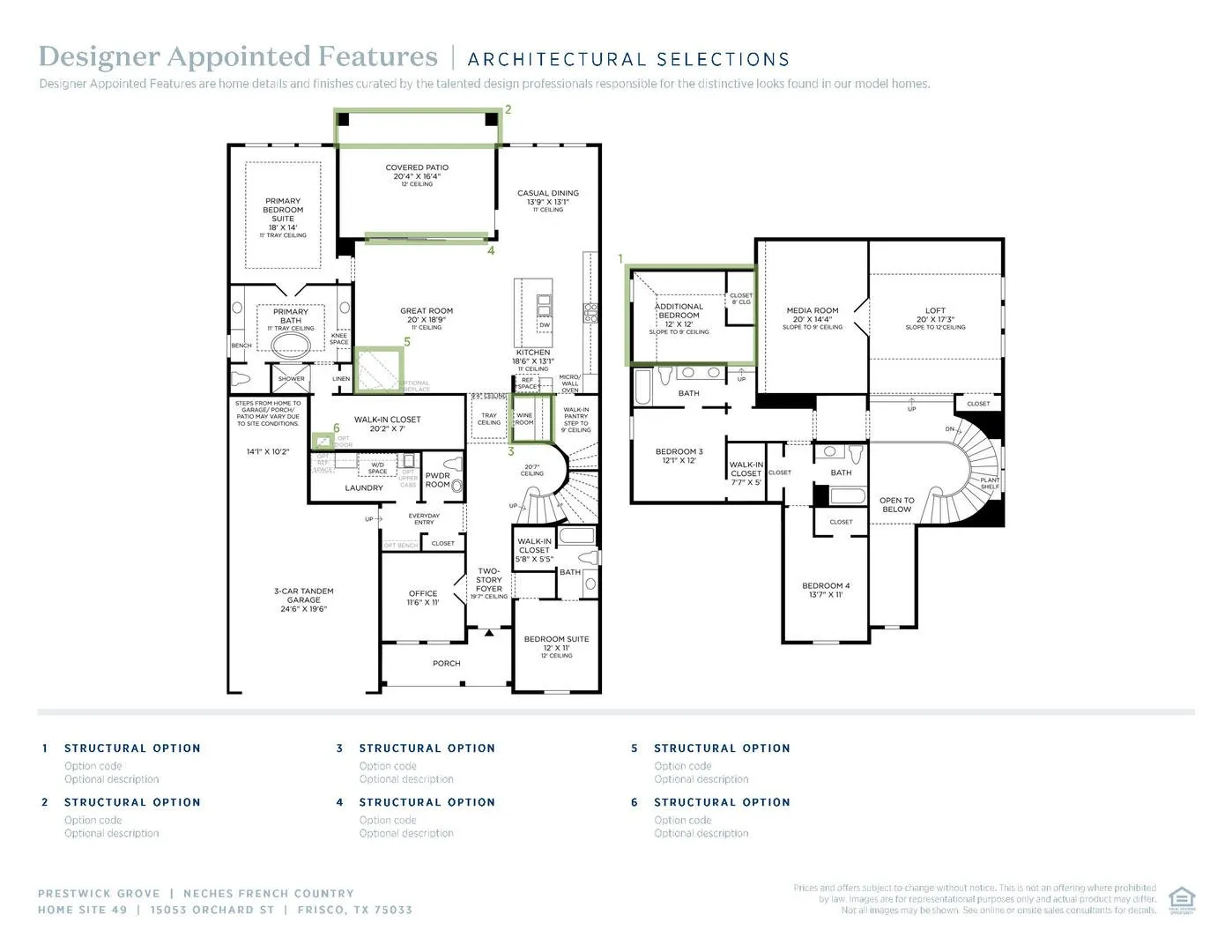 Neches French Country-Floor Plan