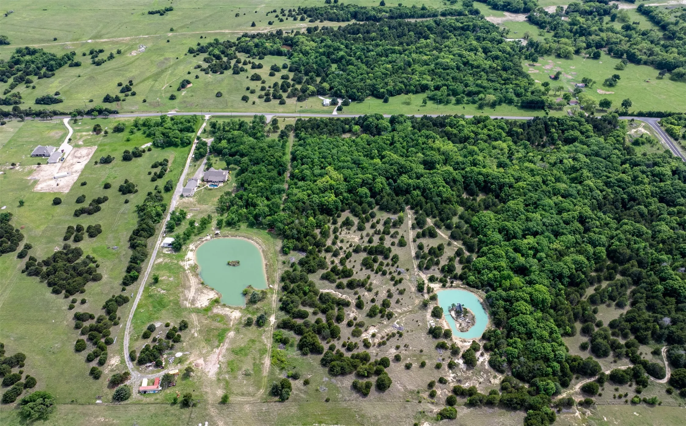 Aerial view of property.