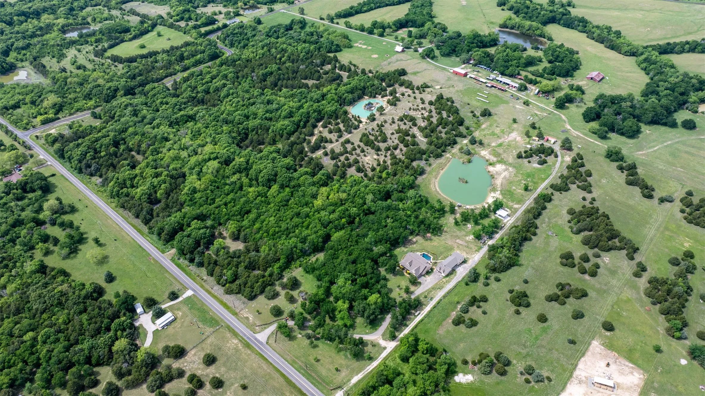 Aerial view of property.