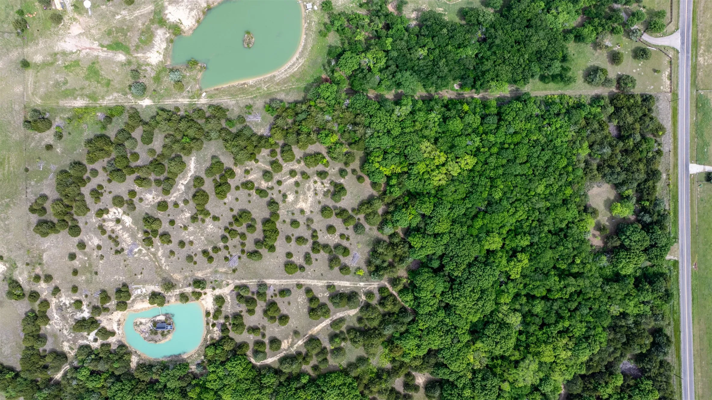 Aerial view of property.