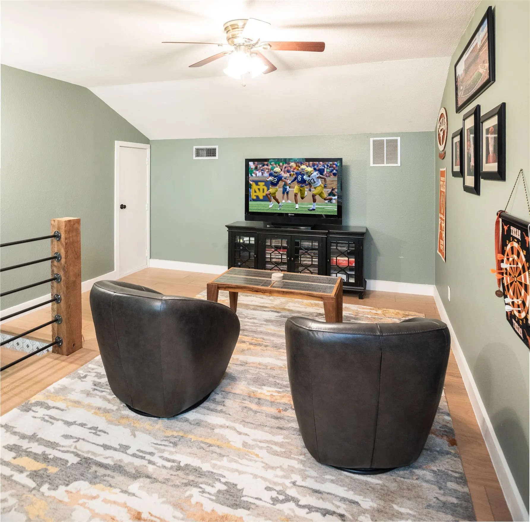 Upstairs
