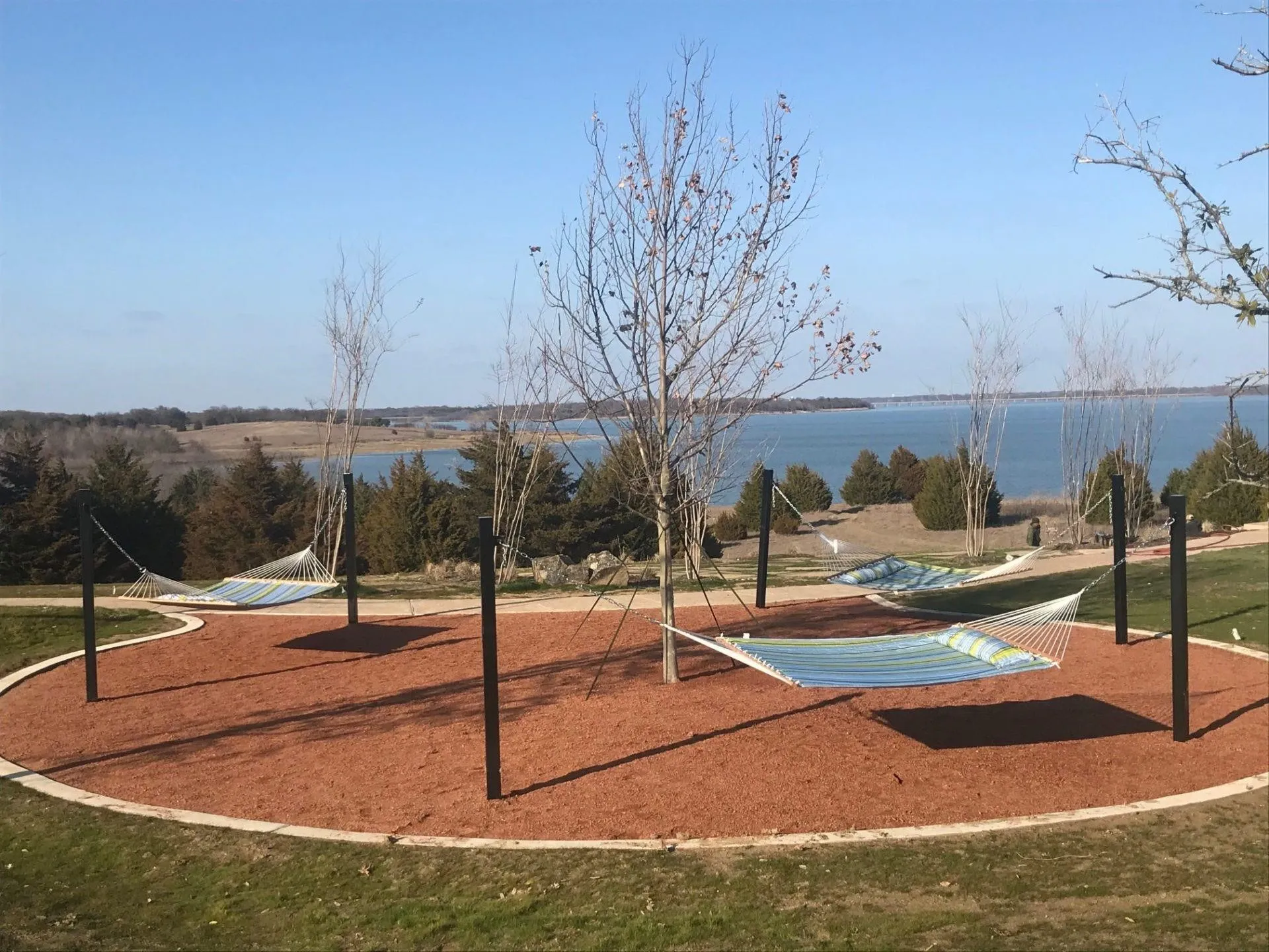 Hammock near the lake access
