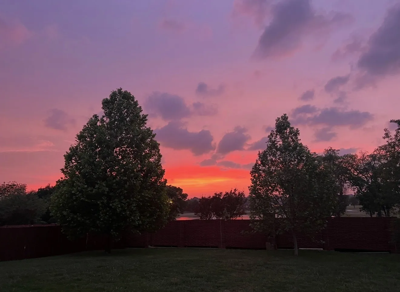 Same shot with a gorgeous sunset!