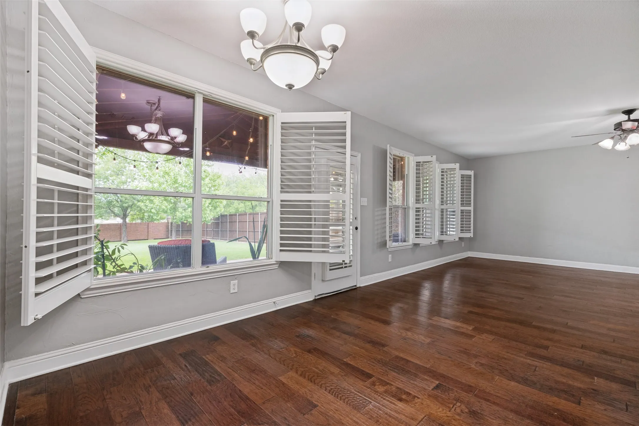 Spacious dining area is open to both the living area and kitchen.