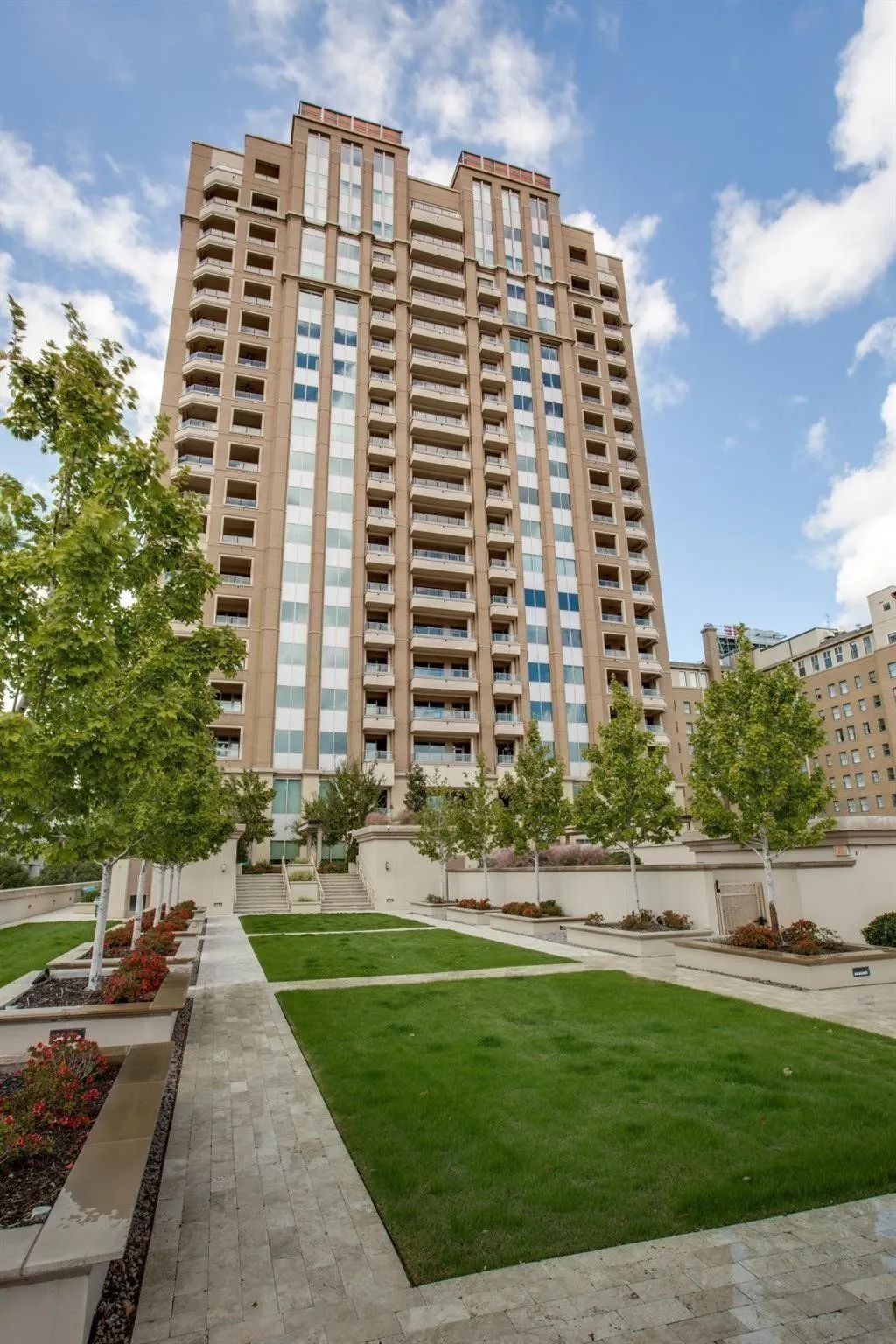 The Grand Lawn an oasis for residents and their pets.