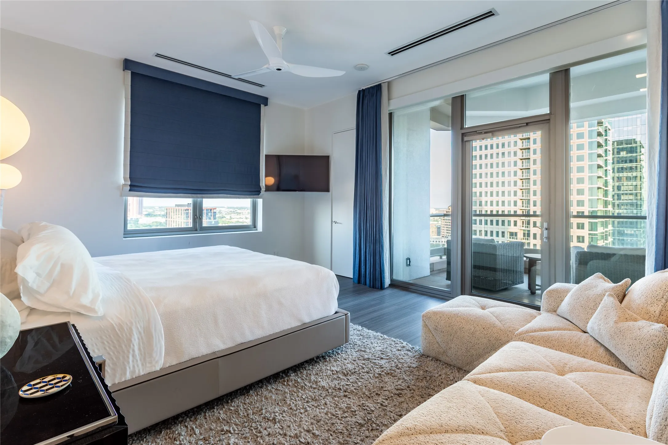 One of two Guest Suites with Balcony access.