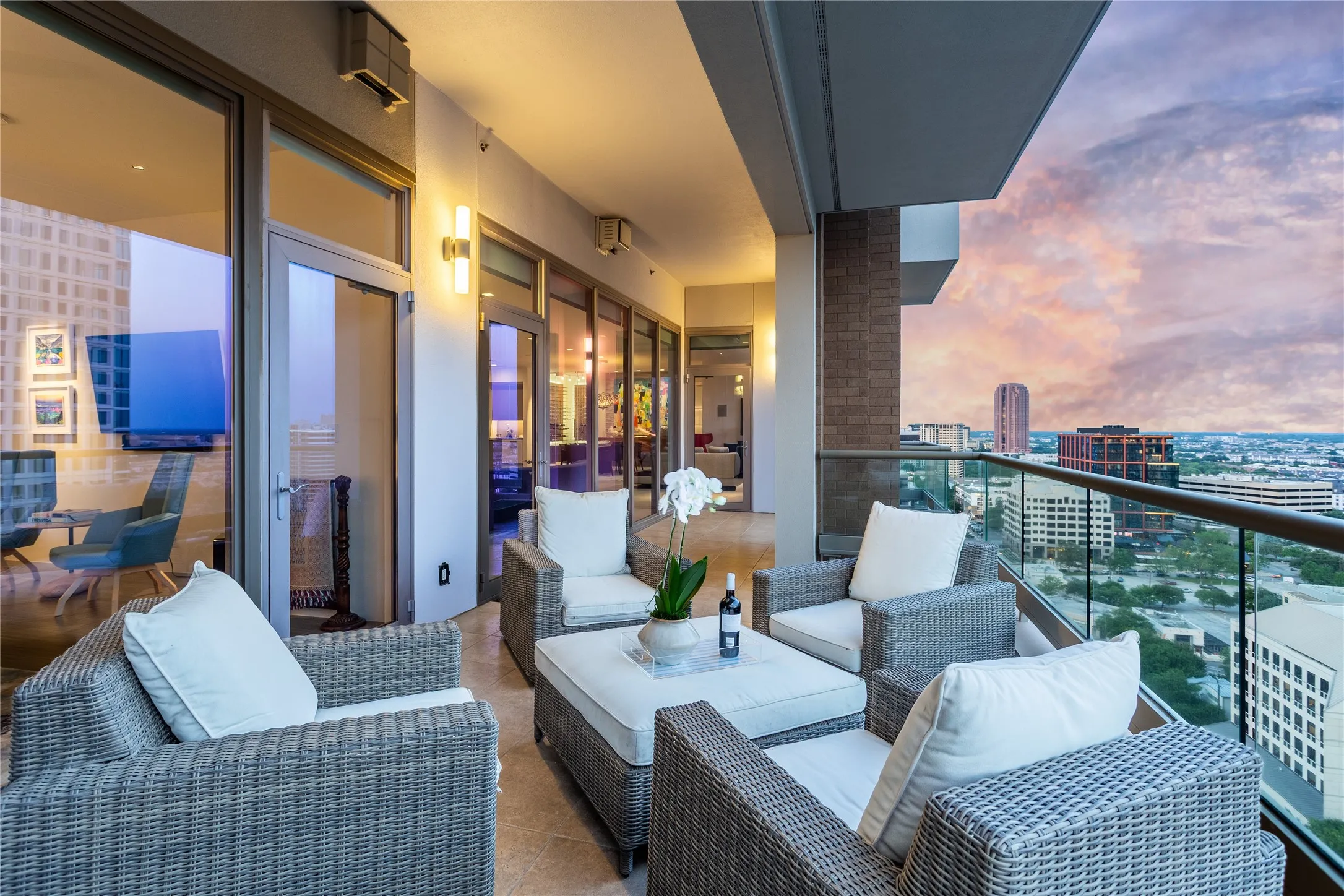 Large Balcony off of the Primary Bedroom.