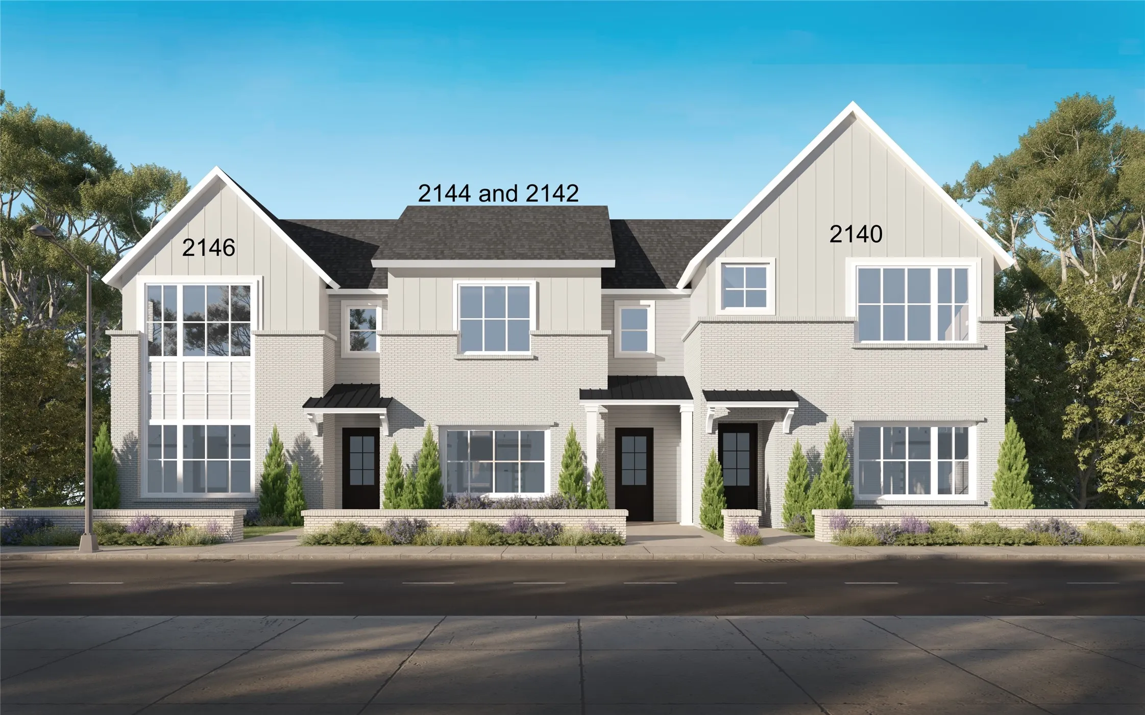Rendering of general look of entire building