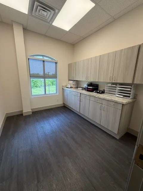 Kitchen area with room for table