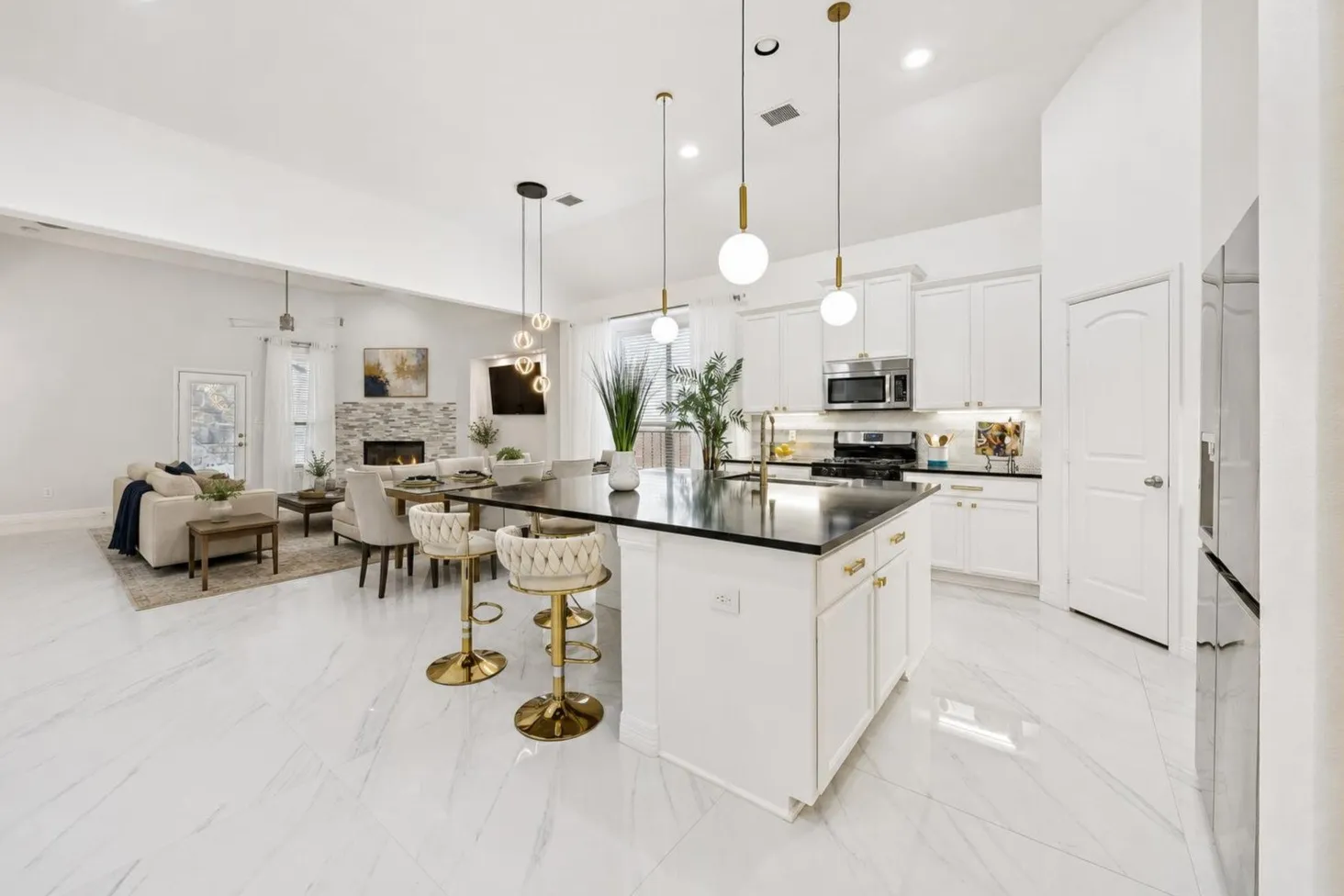 Open-concept living that feels polished, current, and easy to enjoy every day.
