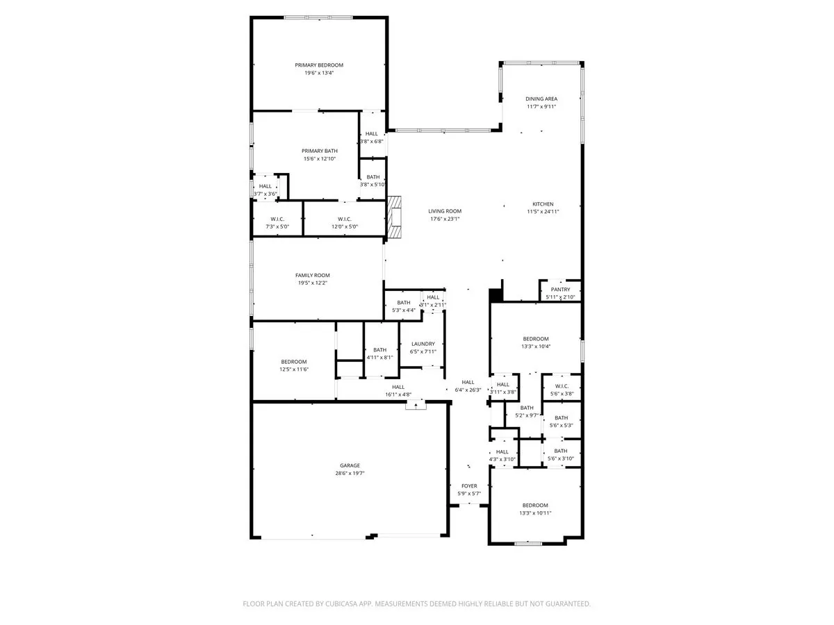 View of room layout