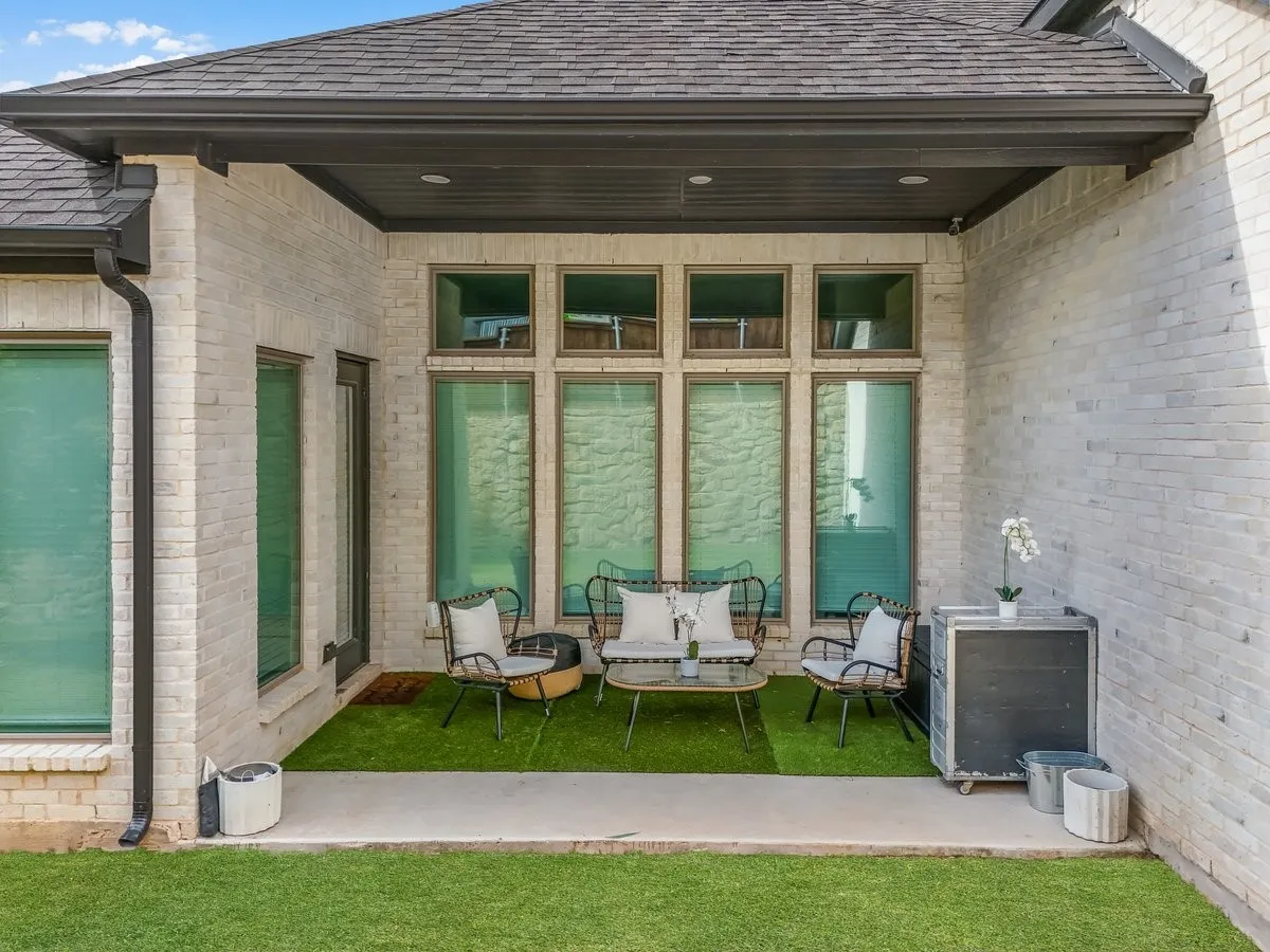 View of patio