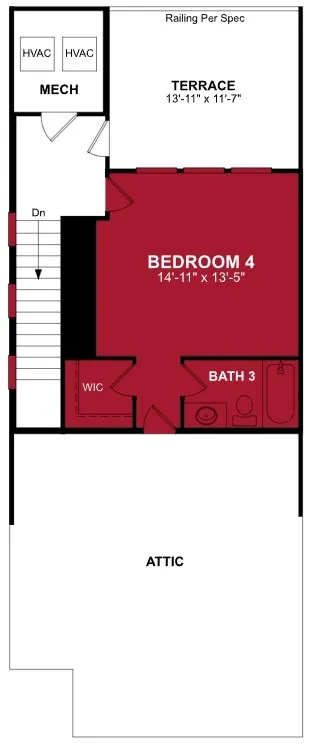 Beazer Homes Bayside Baltic Floorplan.