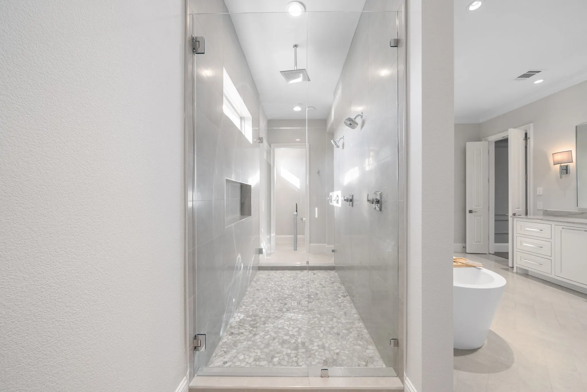 double shower