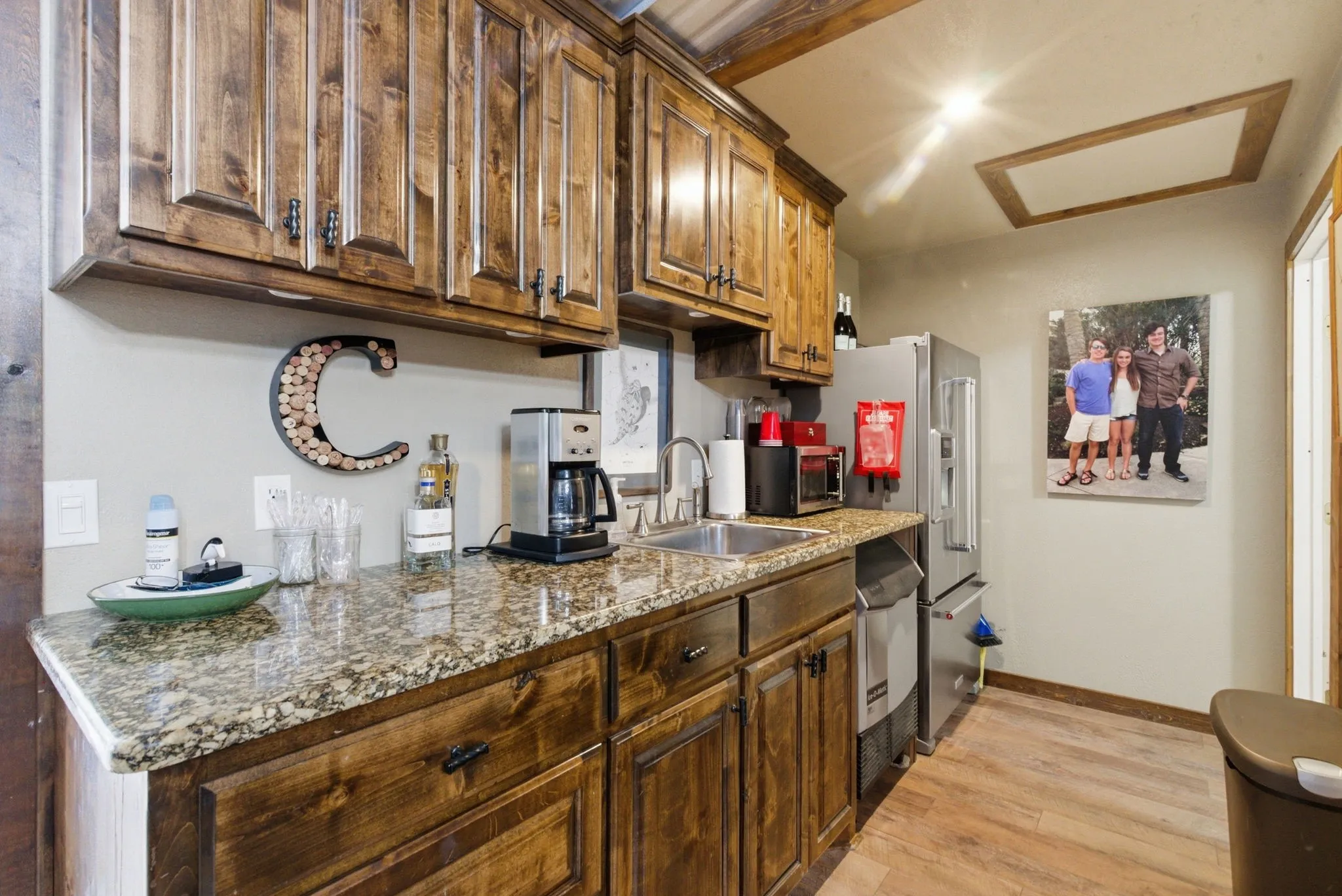 Wet Bar in the Bonus Room
