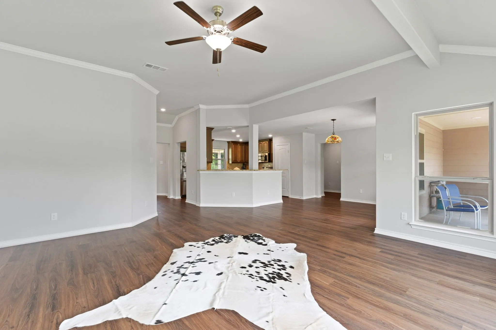 Open concept living space