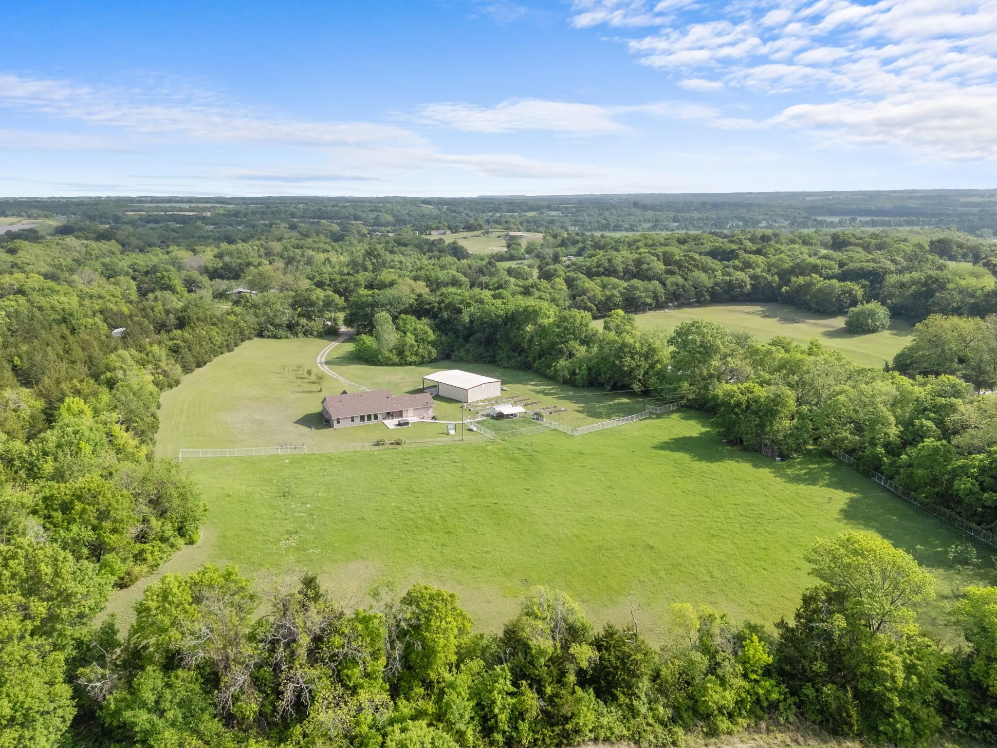 Back view of property