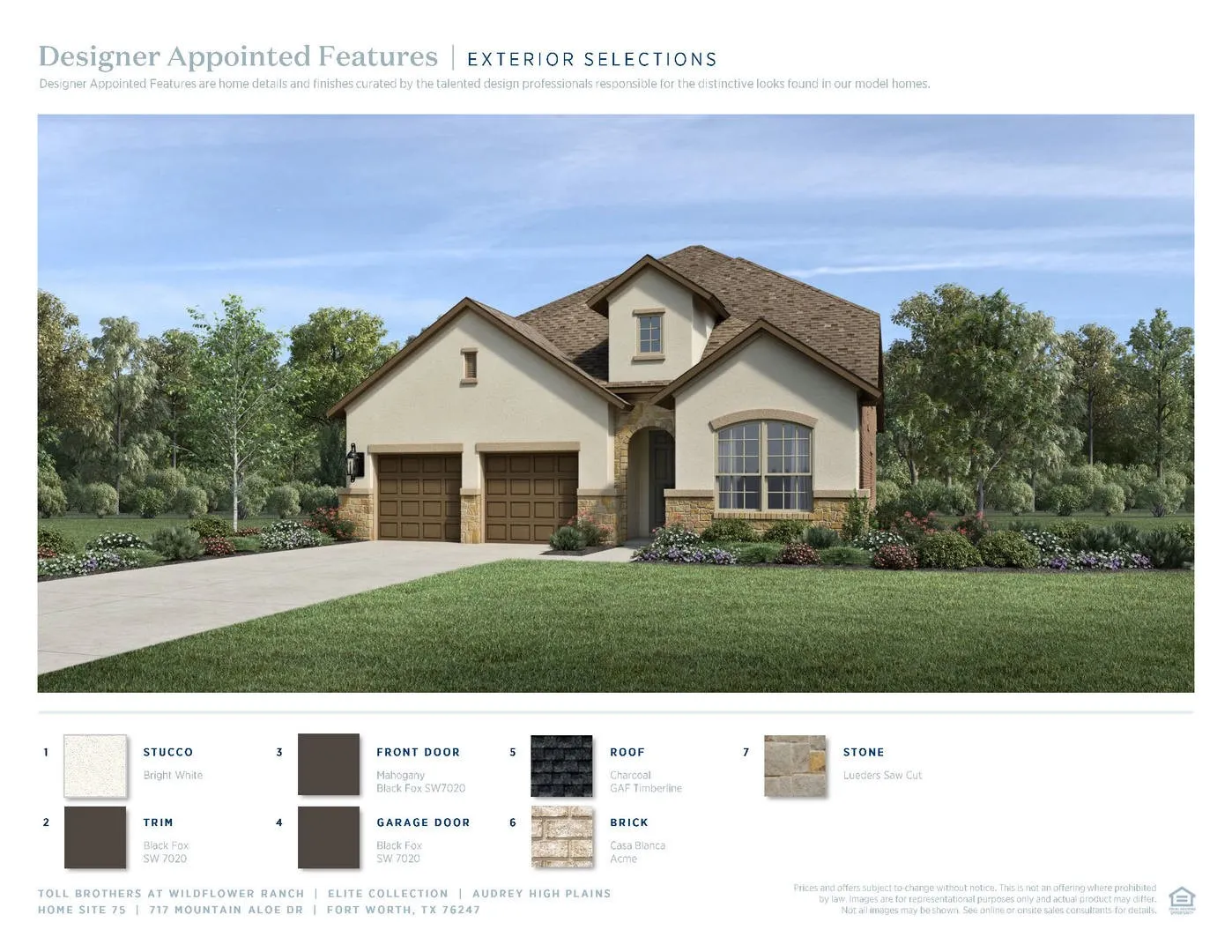 Wildflower Ranch Elite-Exterior Selections
