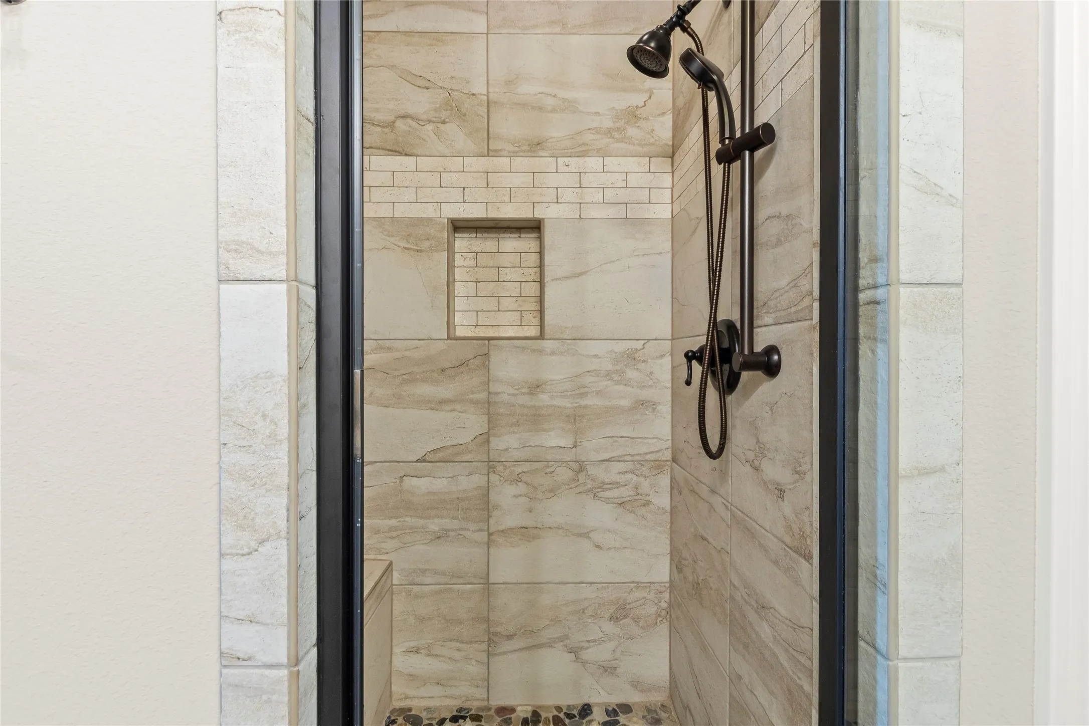 Primary bath separate tile shower