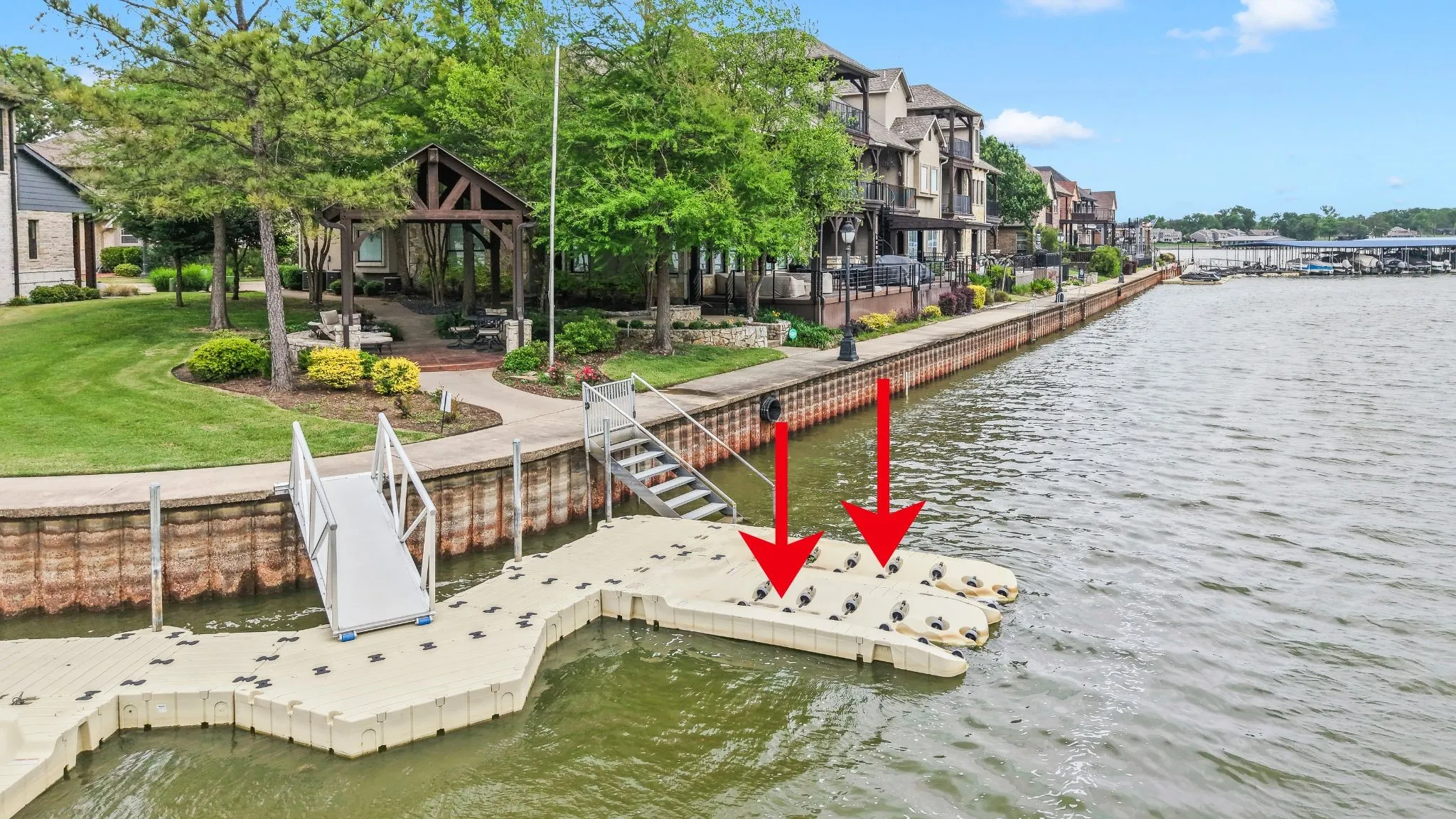 Includes 2 personal water craft pods