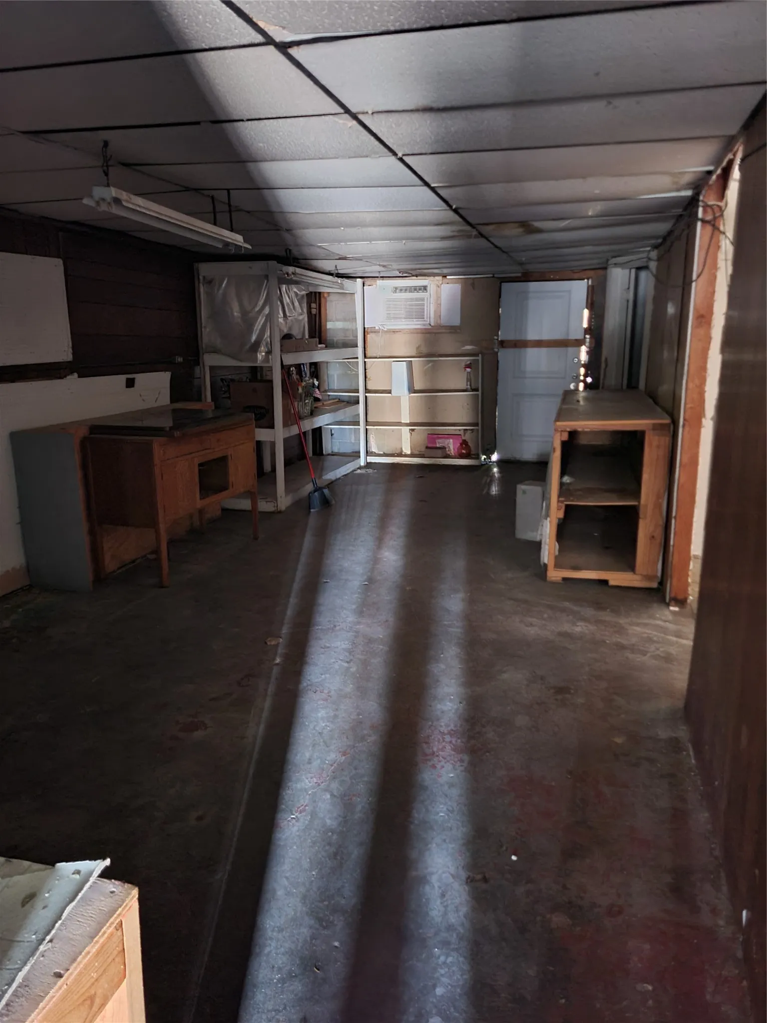 Back warehouse of Unit A facing East