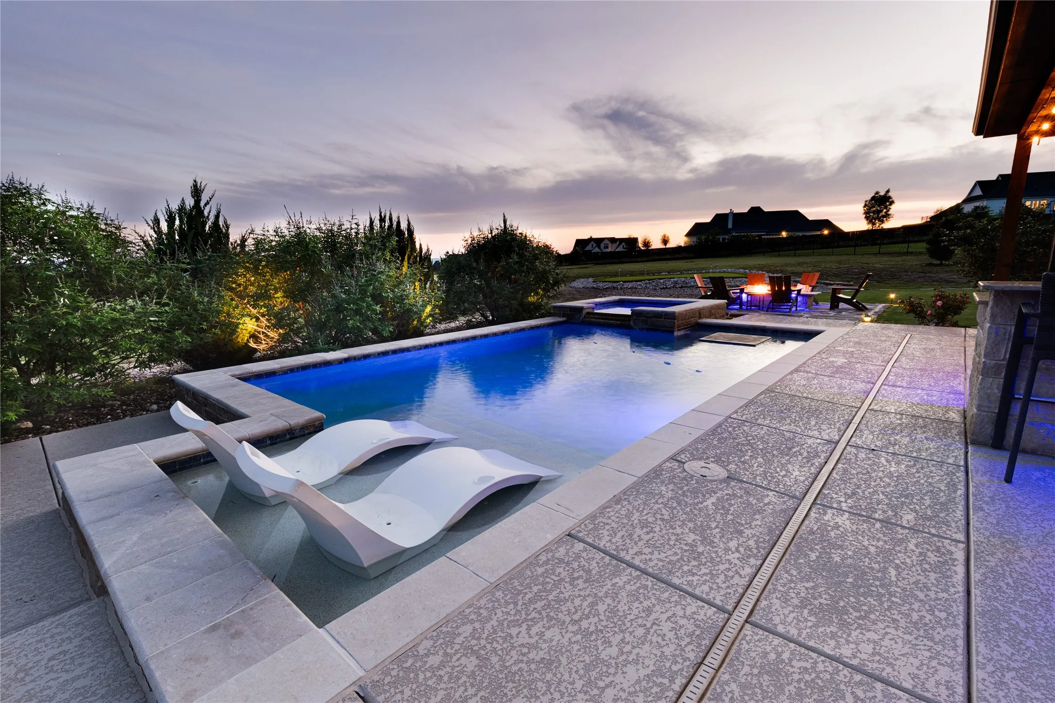 Pool Spa and Sundeck