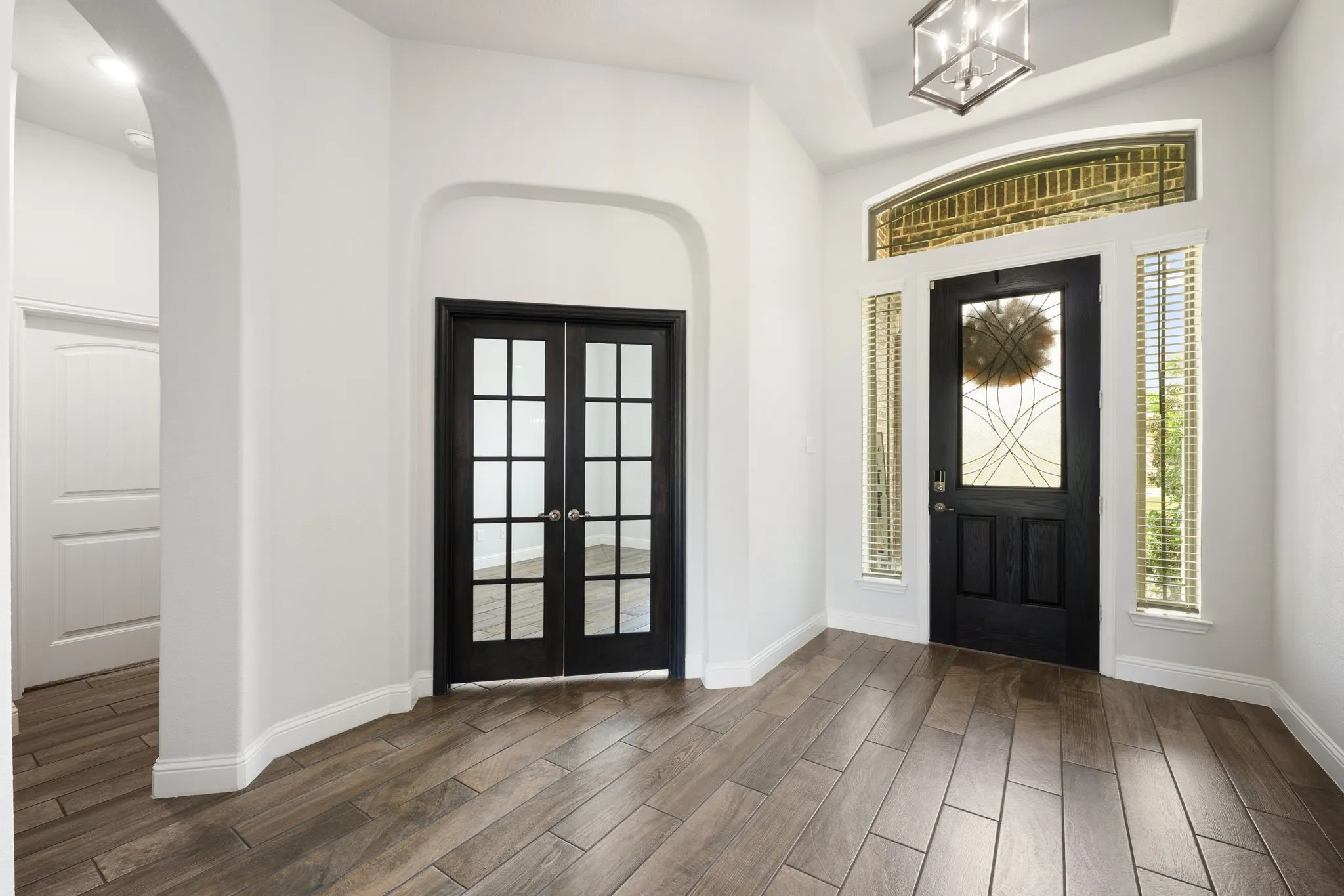 View of entry and office entrance
