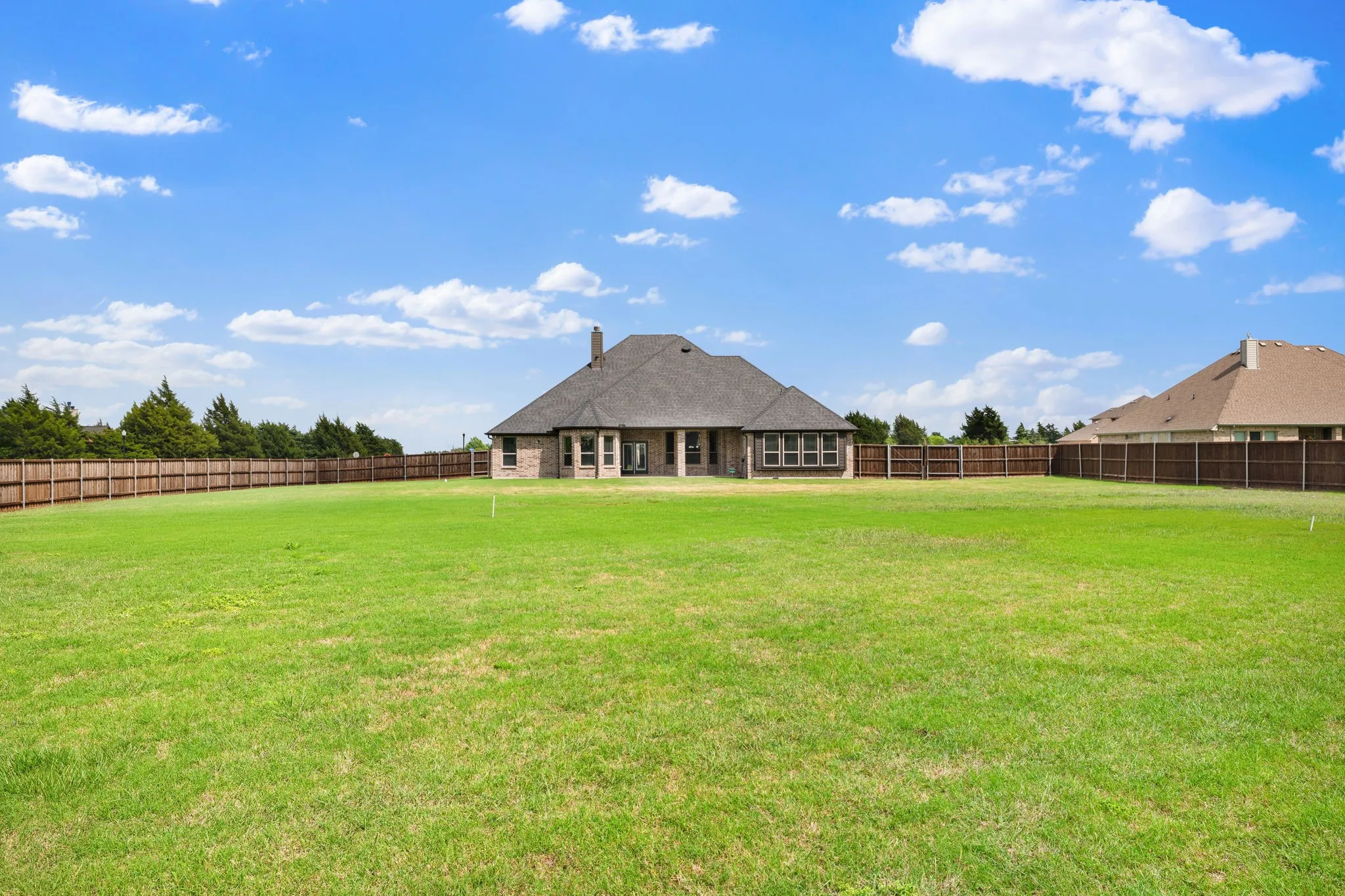 Expansive fully soded yard!