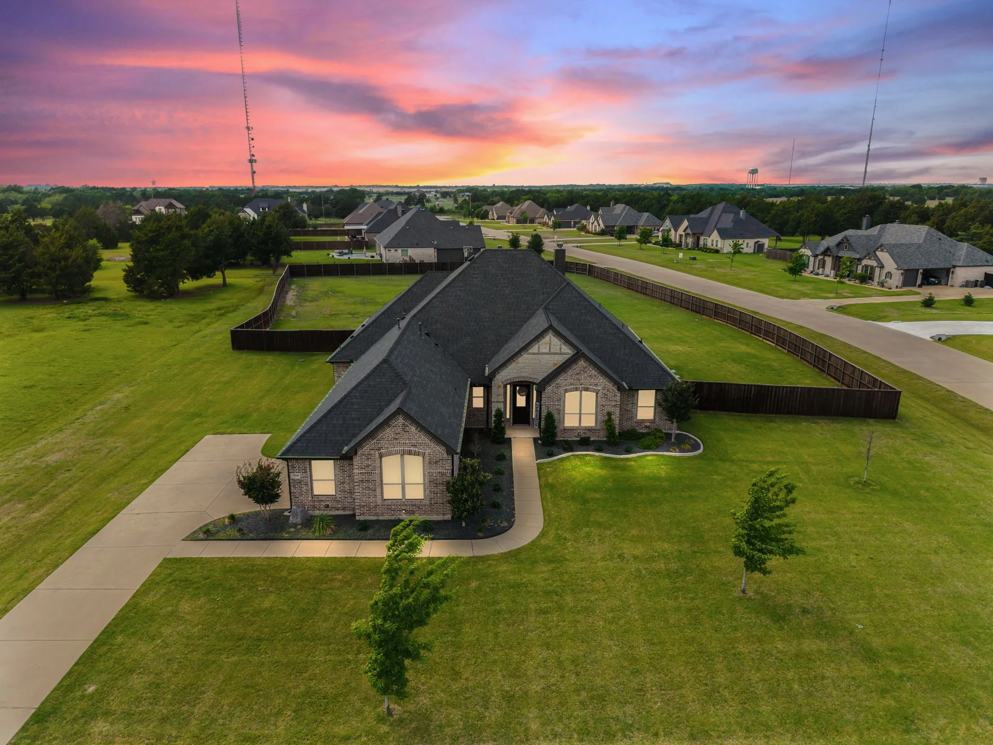Corner lot on 1.3 acres!