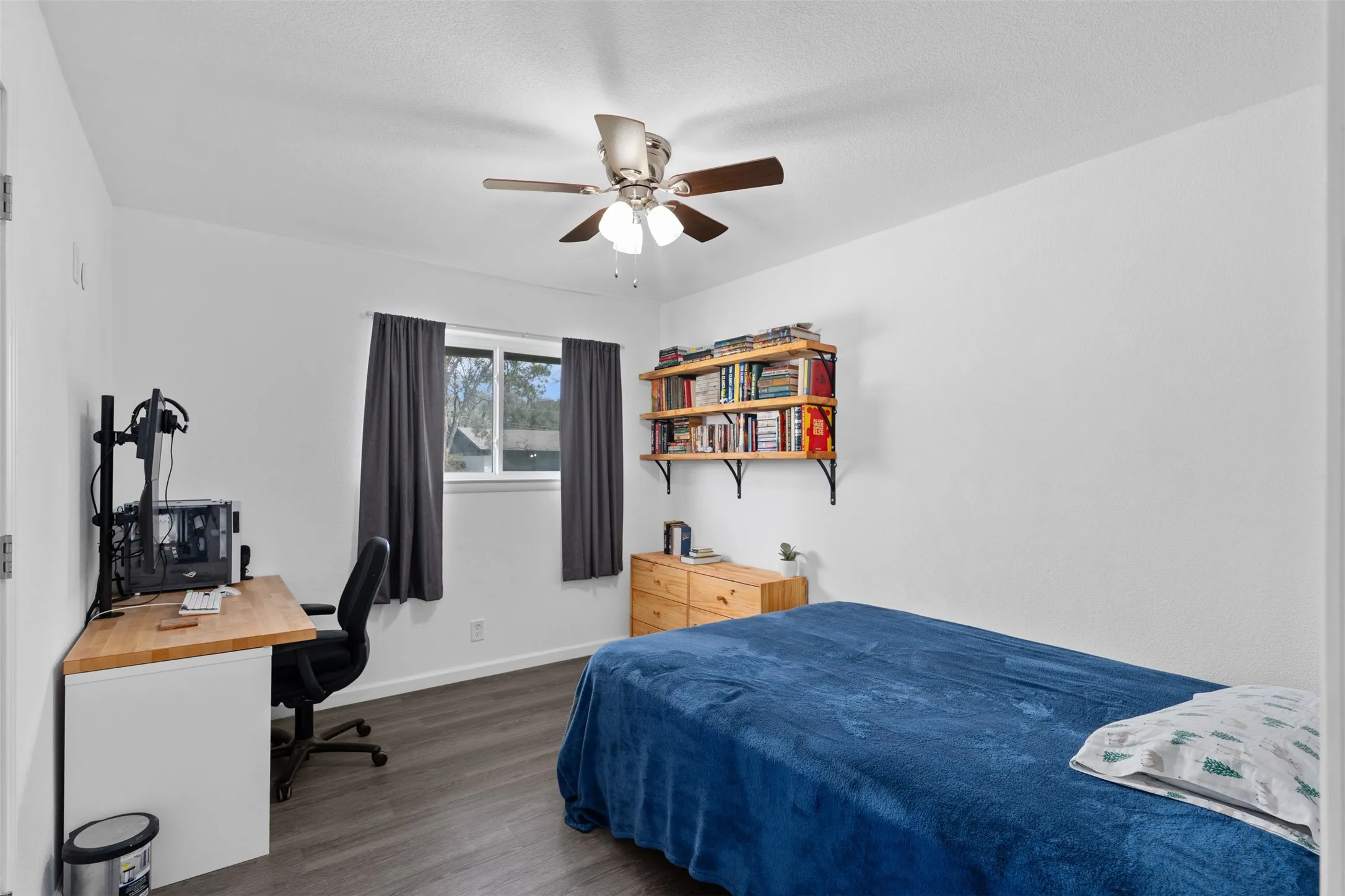2nd Bedroom is right next to the hall bathroom.