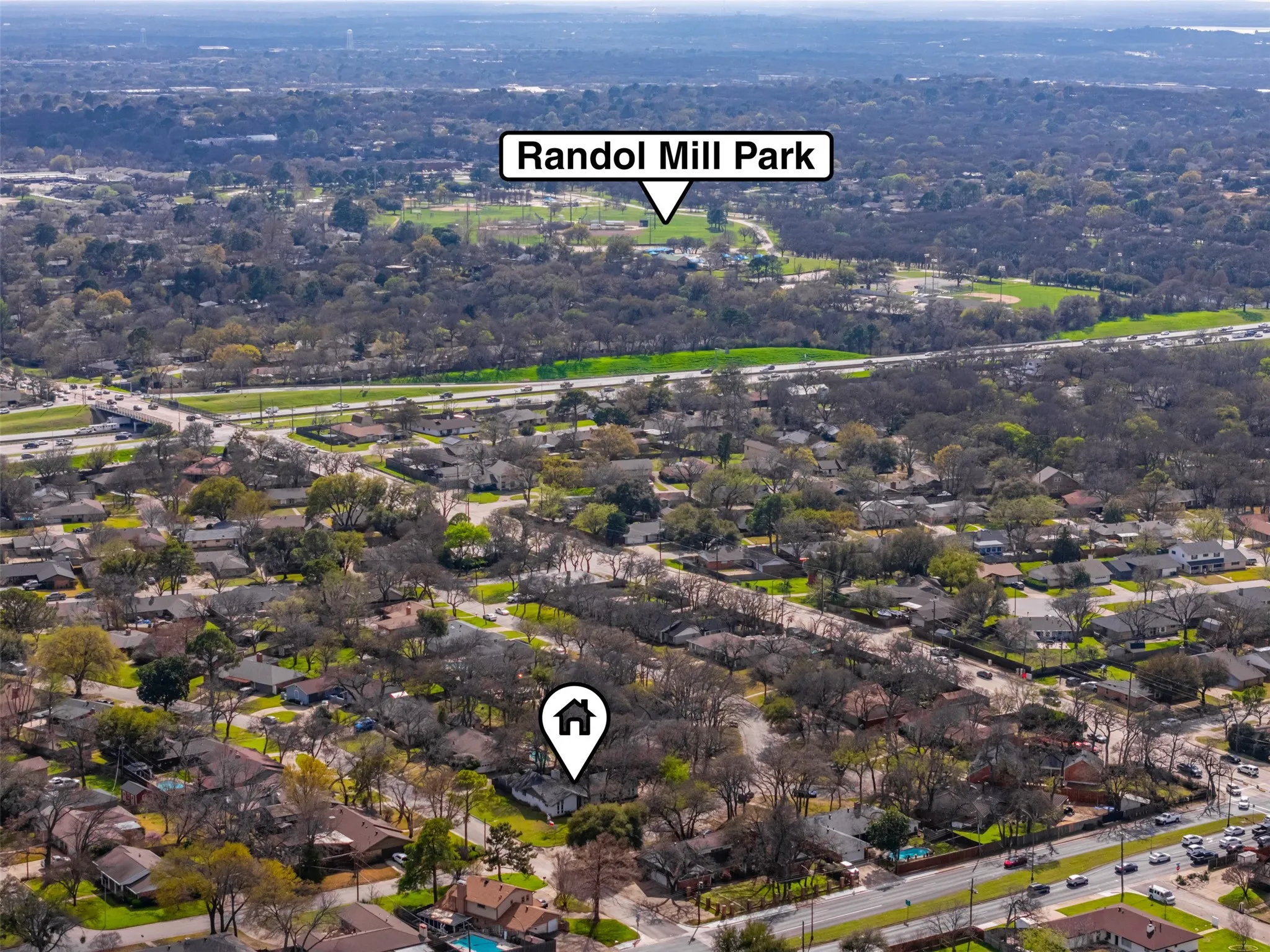 The incredible Randol Mill Park is just a short drive away!