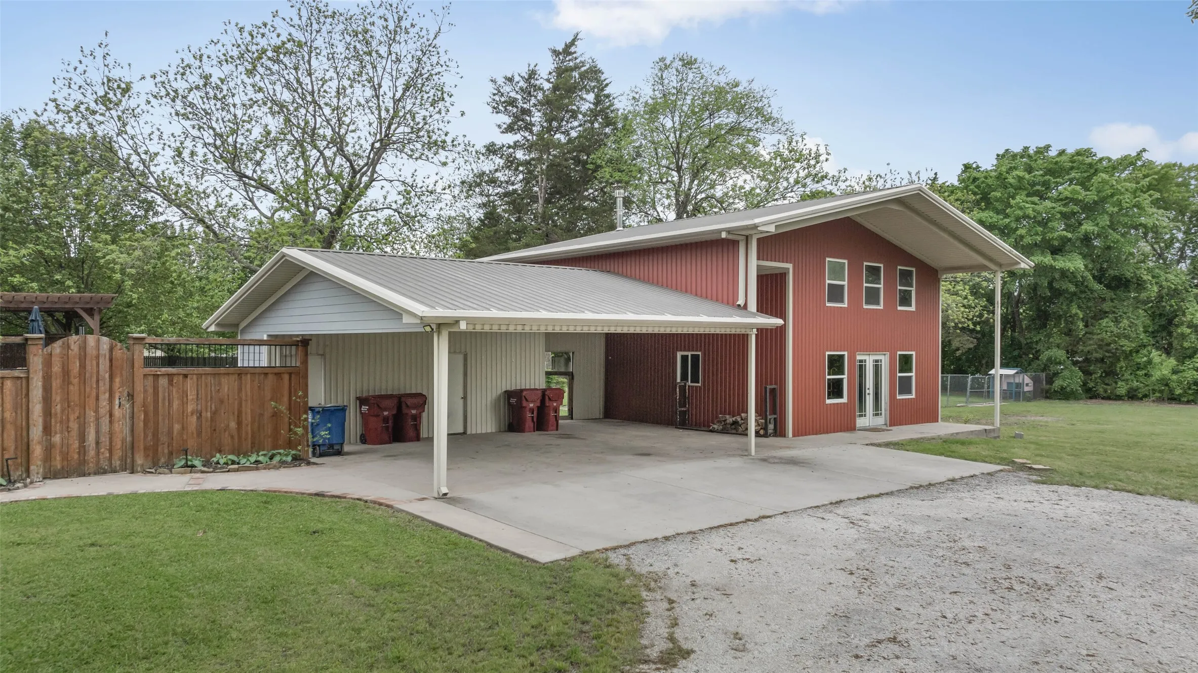 Workshop and Carport