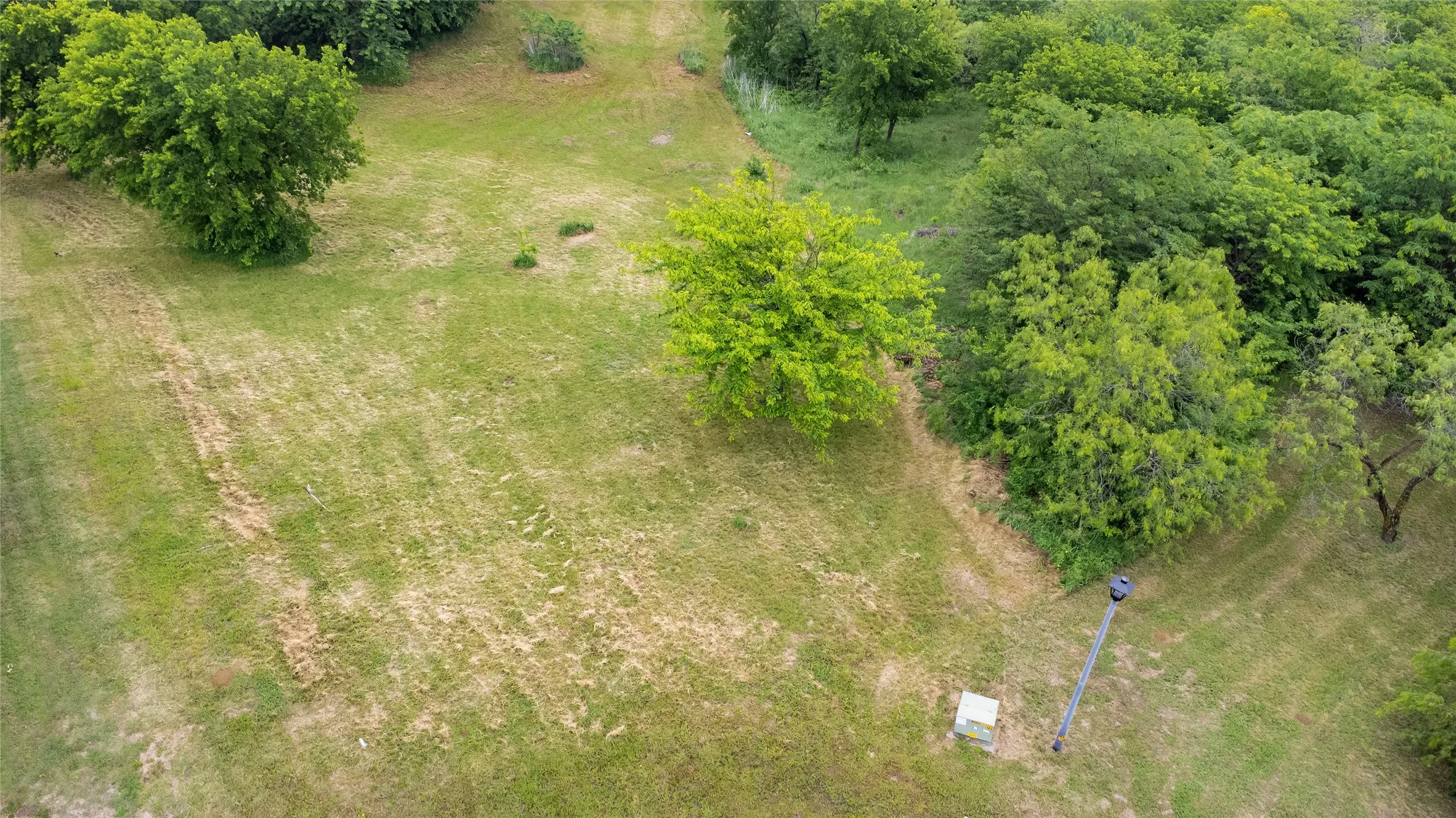 Expansive natural landscape featuring lush green trees and varied terrain