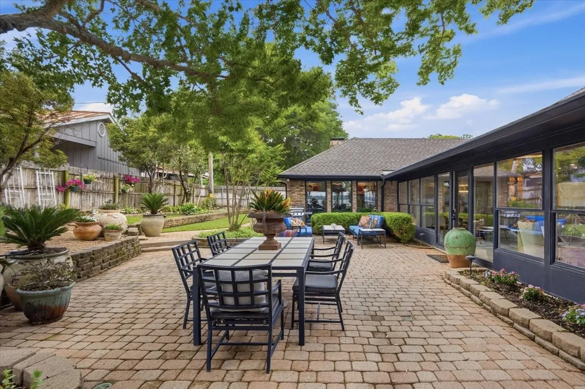 Patio Dining and entertaining