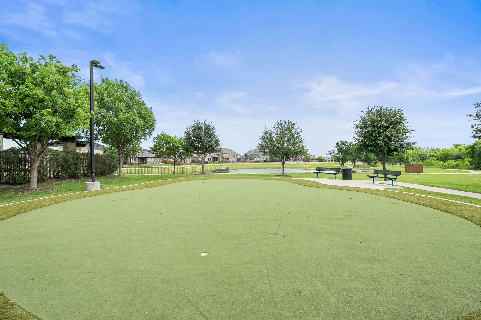 Mini golf area