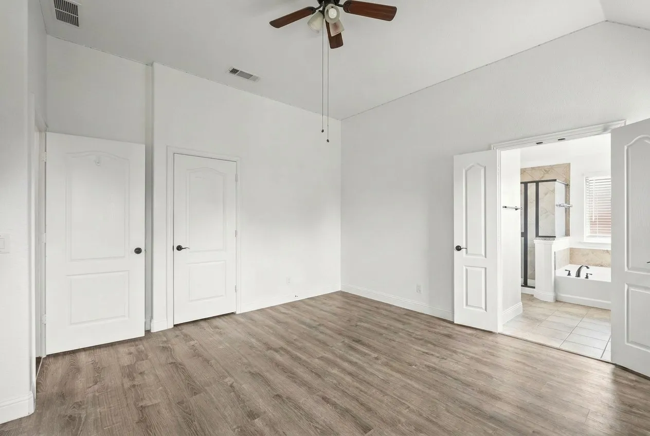 Primary Bedroom on first level.