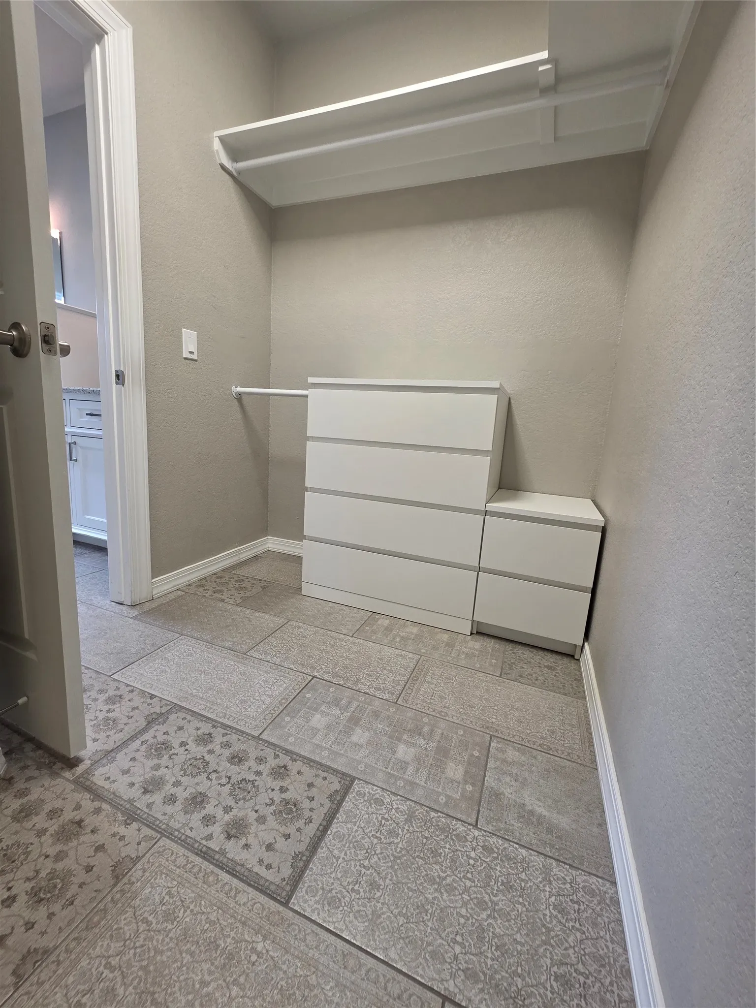 master closet is custom