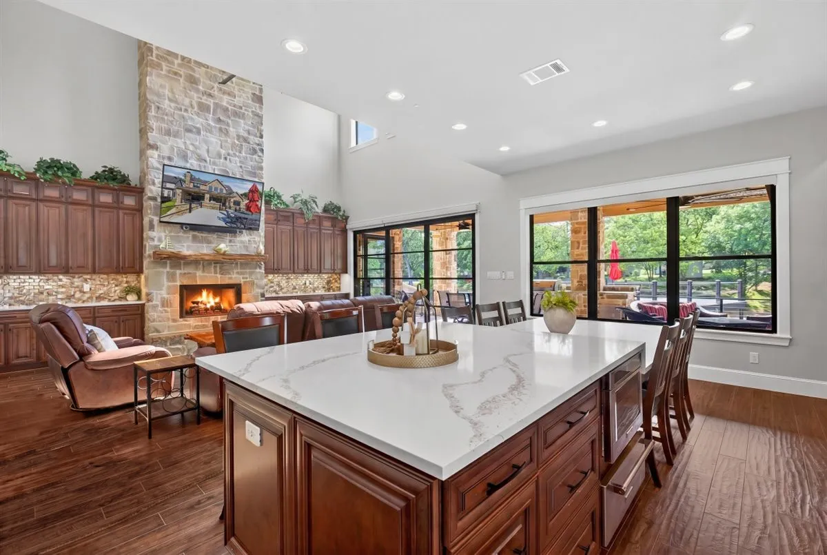 open floor plan