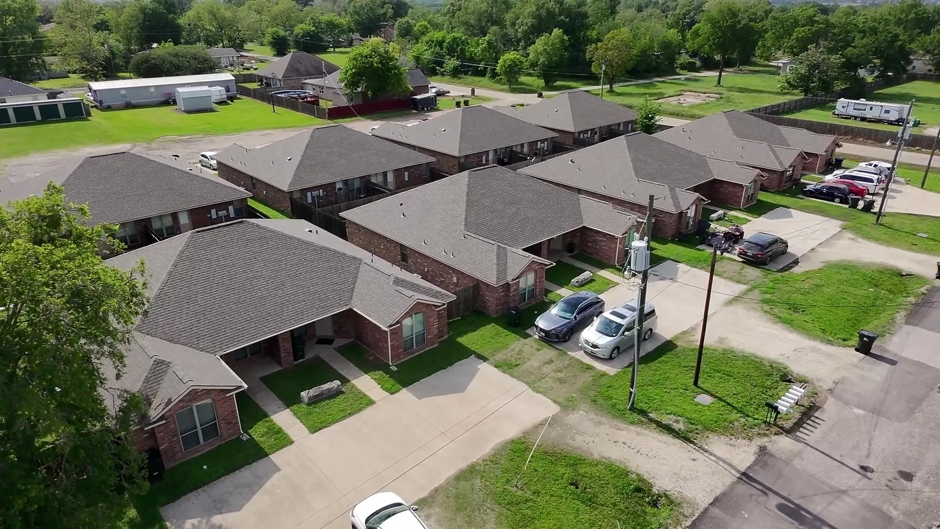 N Sharp St Aerial View